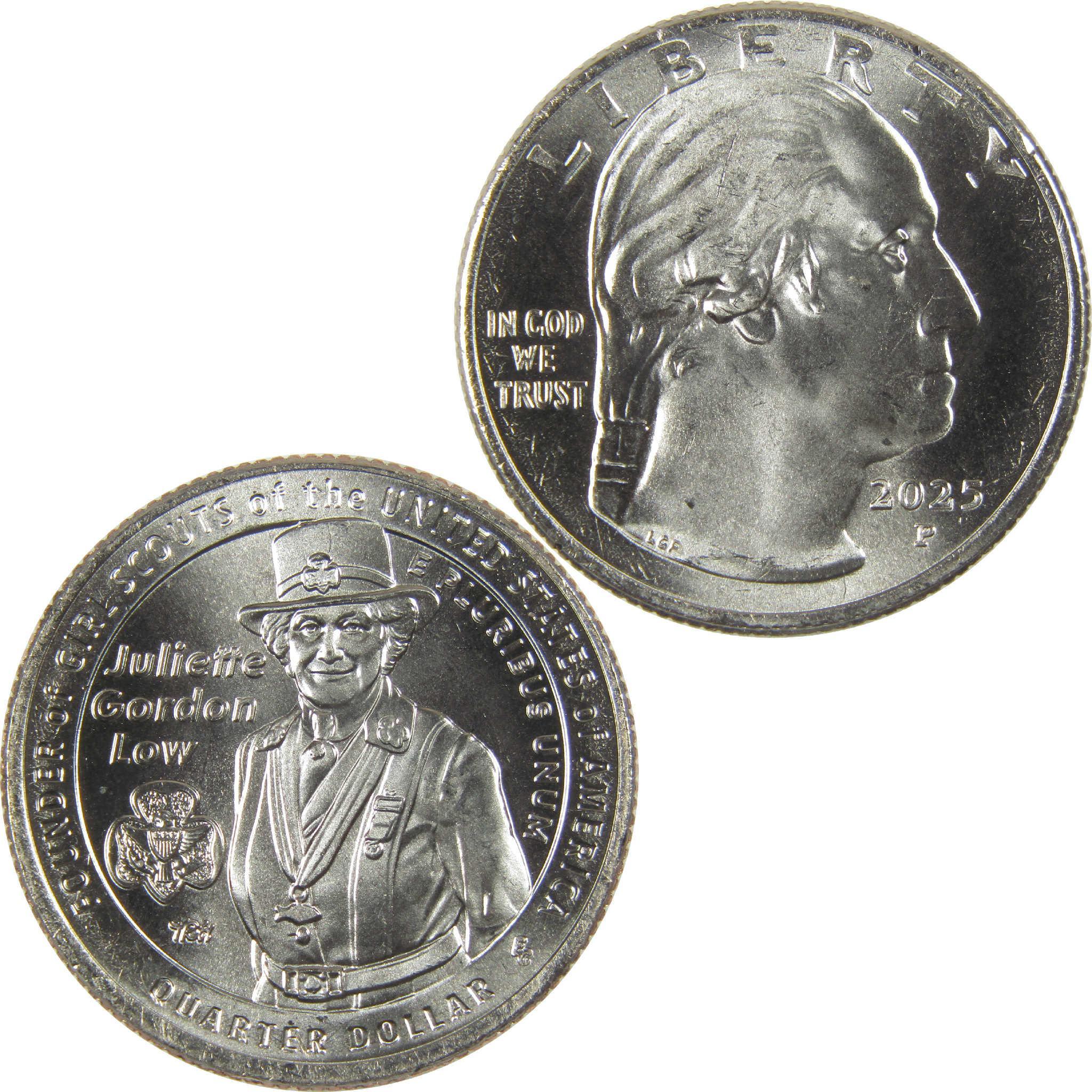 2025 P Juliette Gordon Low American Women Quarter Clad Uncirculated