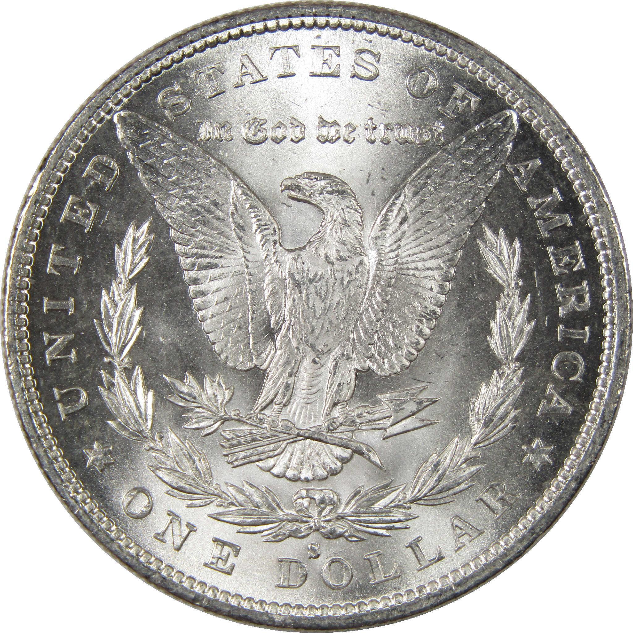 1879 S Morgan Dollar Uncirculated Silver $1 Coin - Morgan coin - Morgan silver dollar - Morgan silver dollar for sale - Profile Coins & Collectibles