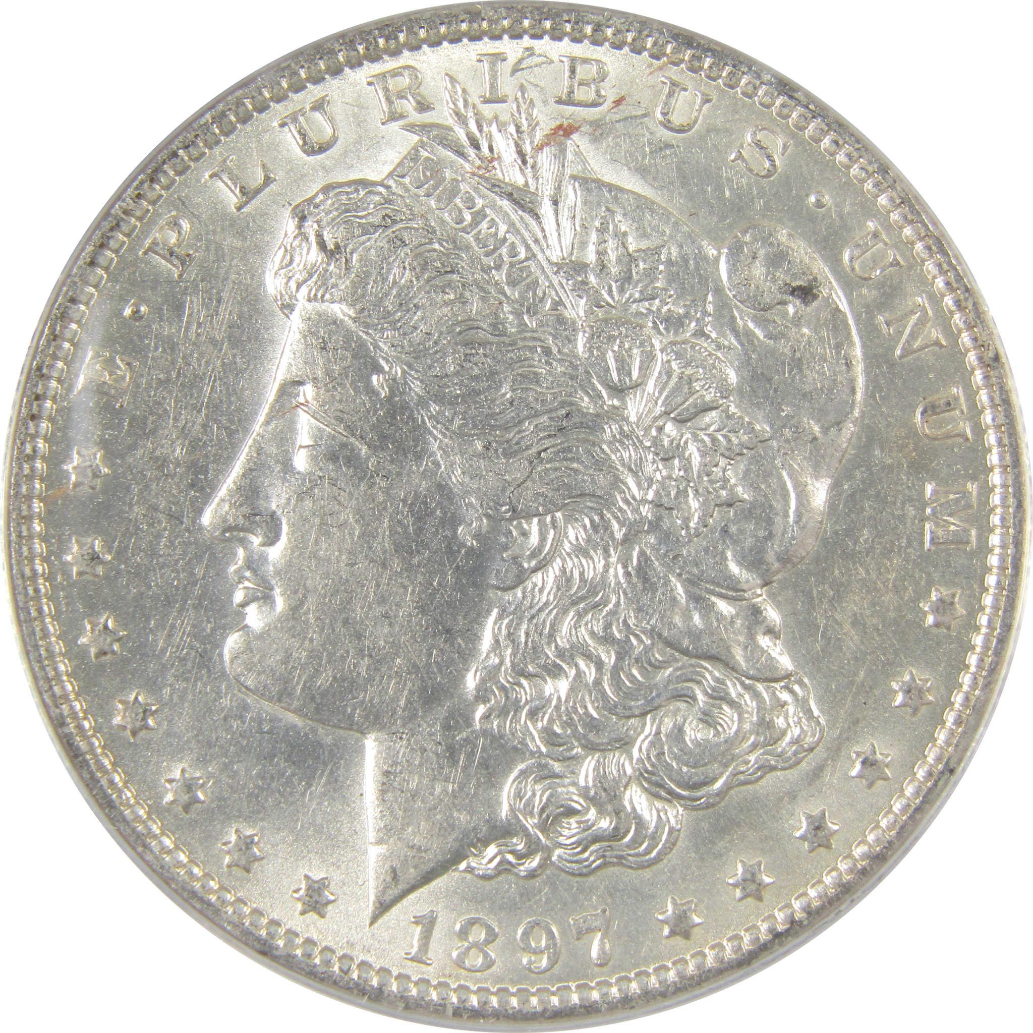 1897 O Morgan Dollar AU 55 Details ANACS Silver $1 Coin SKU:I19255 - Morgan coin - Morgan silver dollar - Morgan silver dollar for sale - Profile Coins & Collectibles