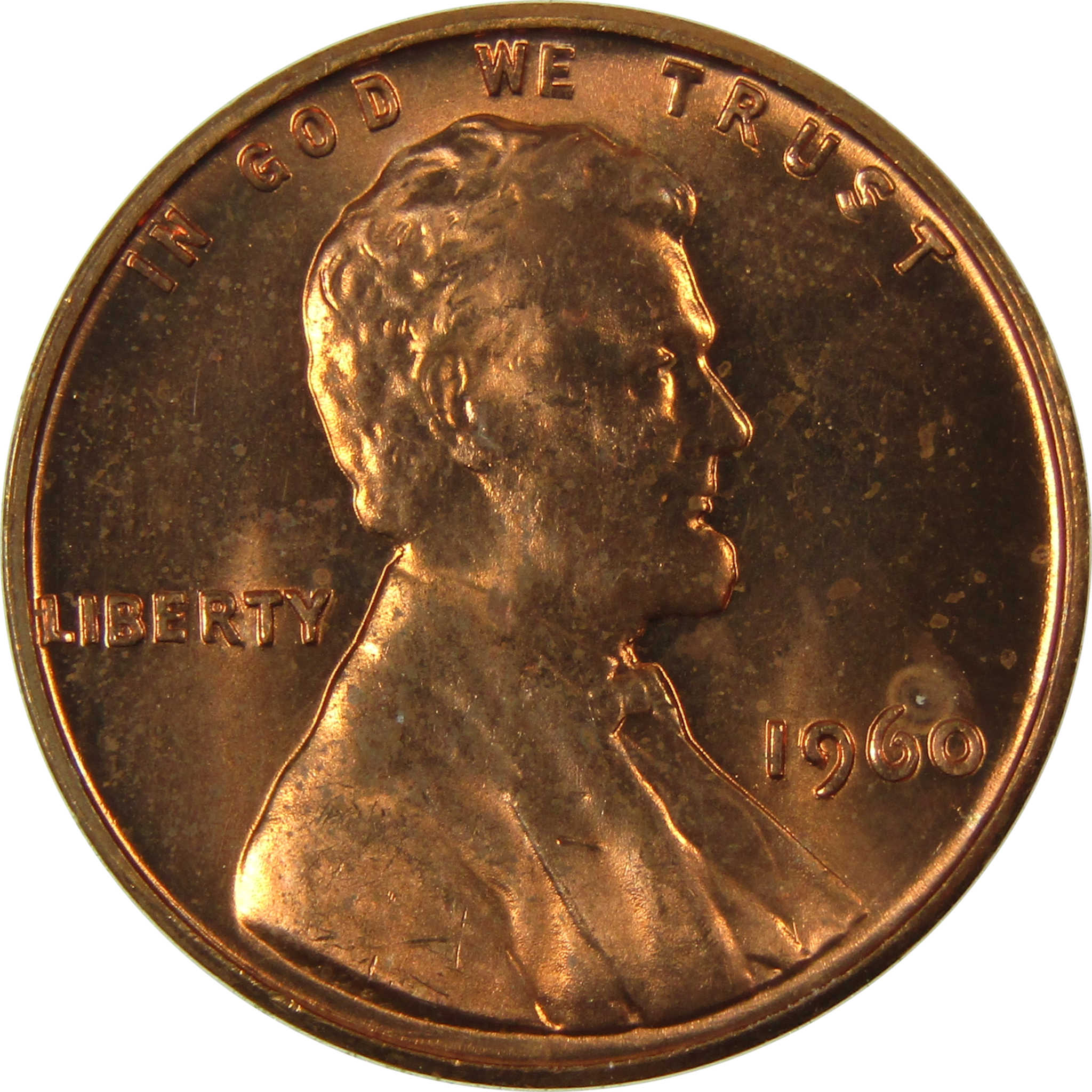 1960 Small Date Lincoln Memorial 1c Uncirculated Mint State SKU:I26581