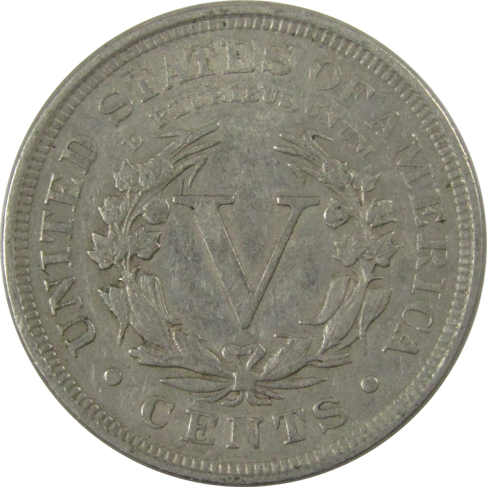 1903 Liberty Head V Nickel VF Very Fine 5c Coin Collectible SKU:I26923