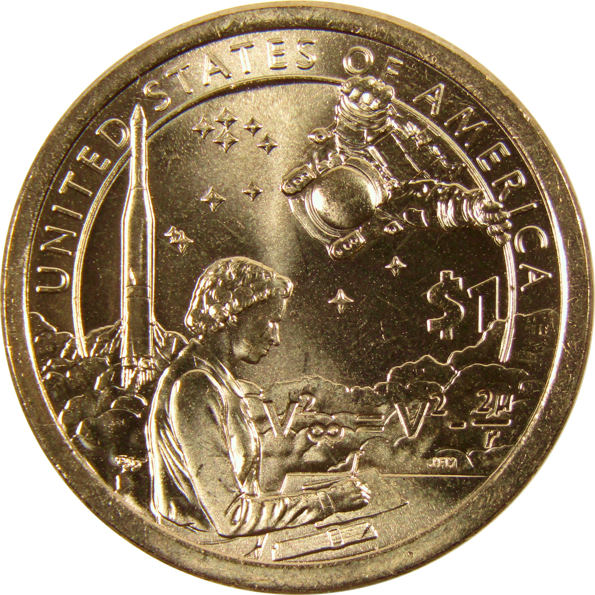 2019 P American Indians in Space Native American BU Uncirculated $1