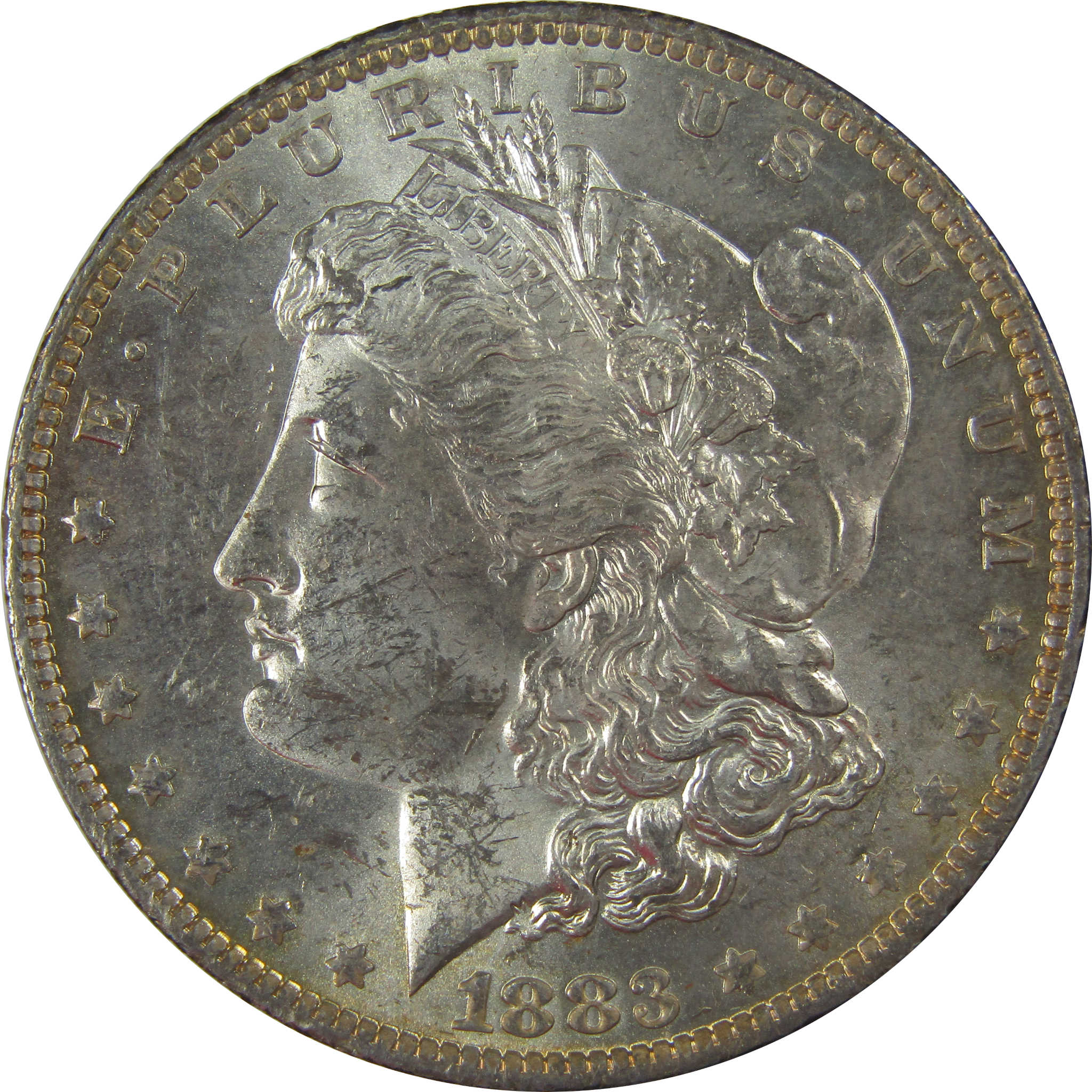 1883 O Morgan Dollar Uncirculated Silver $1 Coin SKU:CPC1158 - Morgan coin - Morgan silver dollar - Morgan silver dollar for sale - Profile Coins & Collectibles