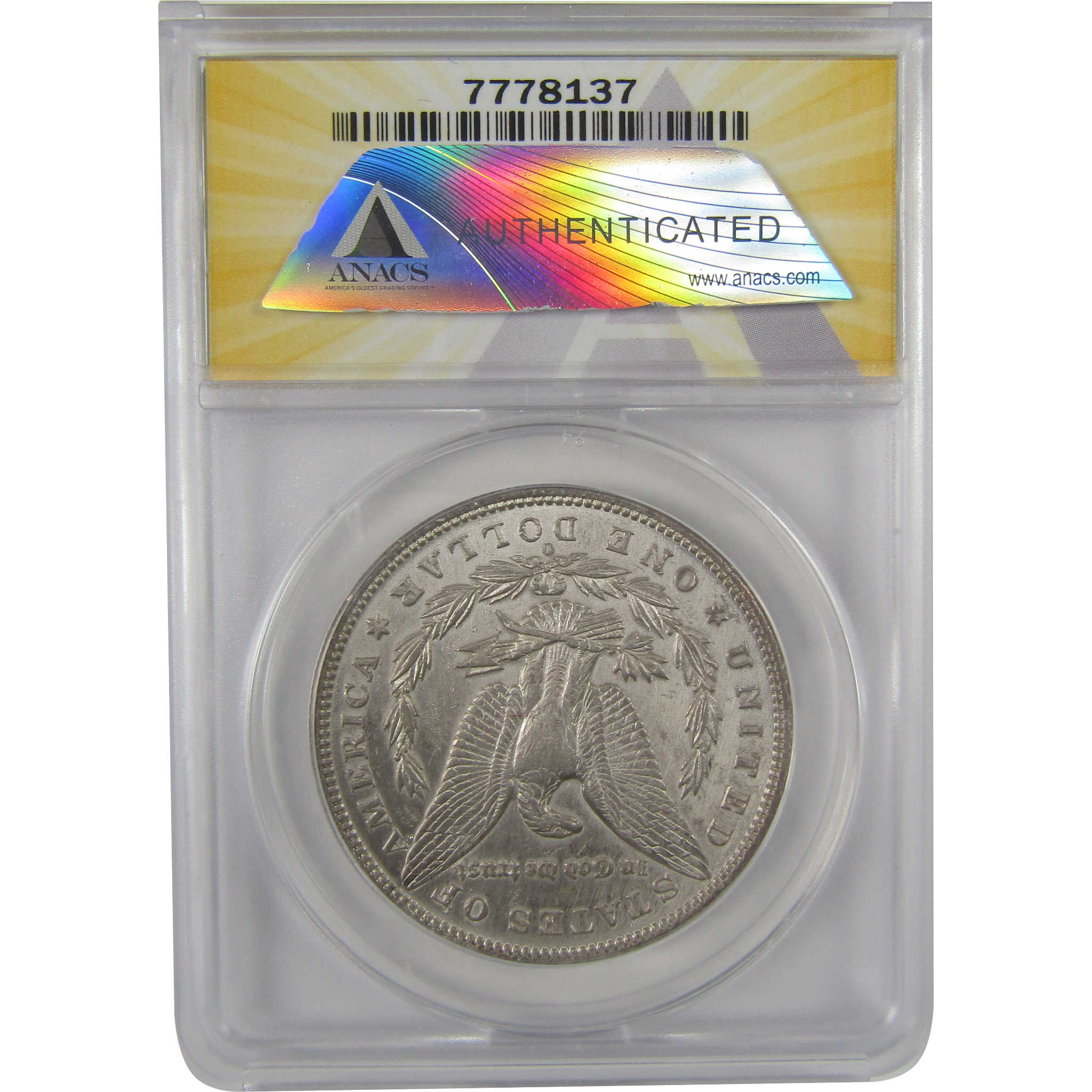 1894 O Morgan Dollar AU 50 Details ANACS Silver $1 Coin SKU:I19331 - Morgan coin - Morgan silver dollar - Morgan silver dollar for sale - Profile Coins & Collectibles