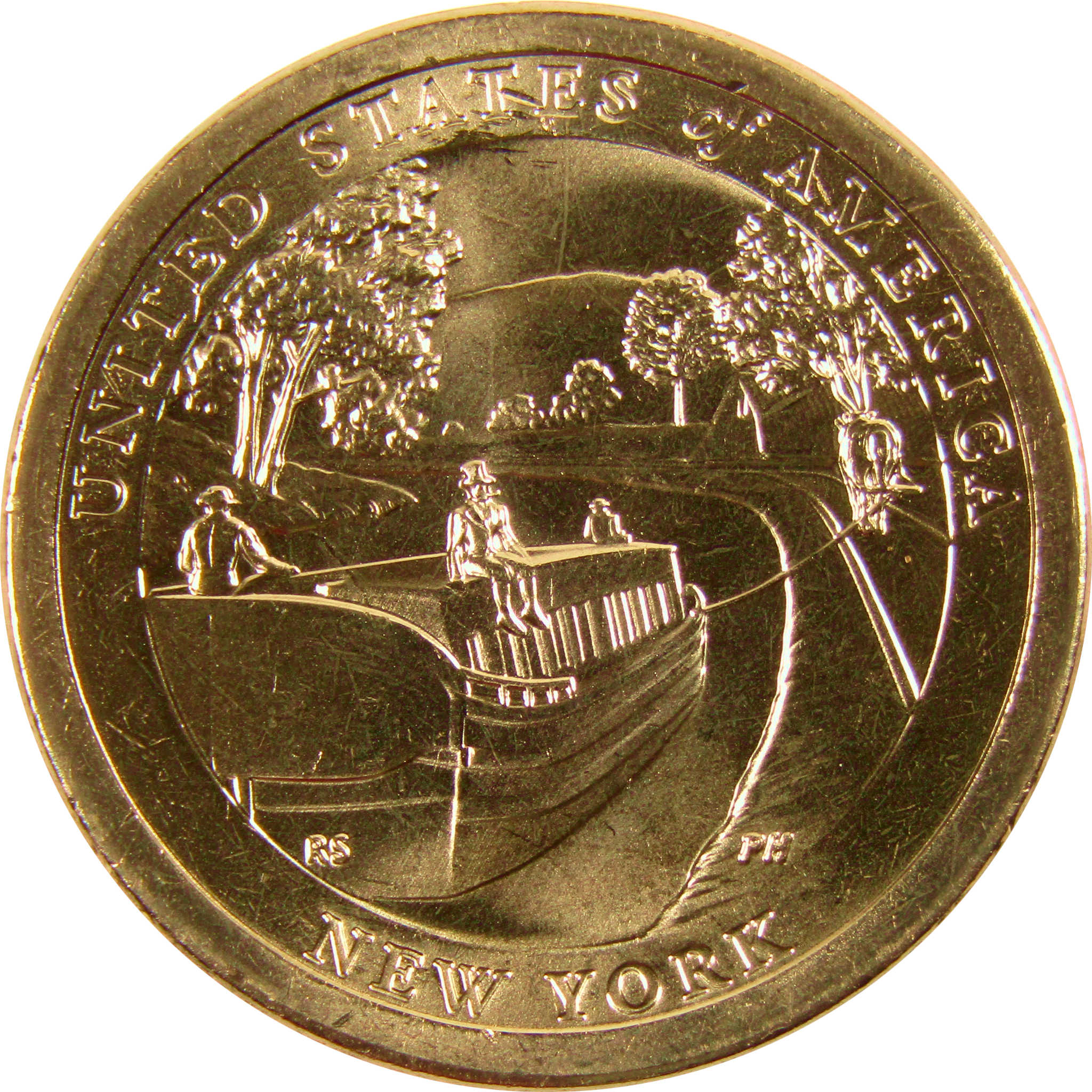 2021 P Erie Canal American Innovation Dollar BU Uncirculated $1 Coin