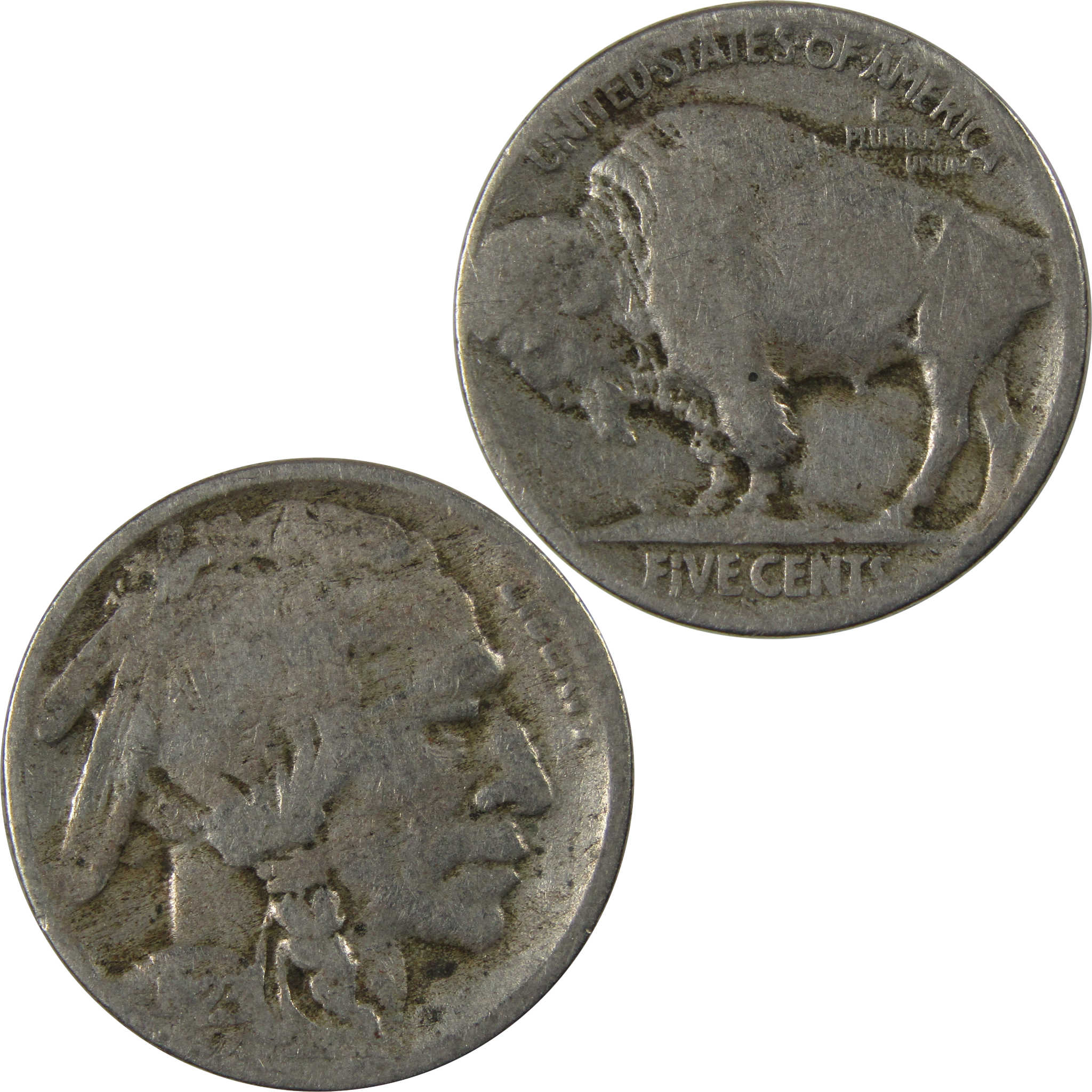 1923 S Indian Head Buffalo Nickel AG About Good 5c Coin SKU:I23725