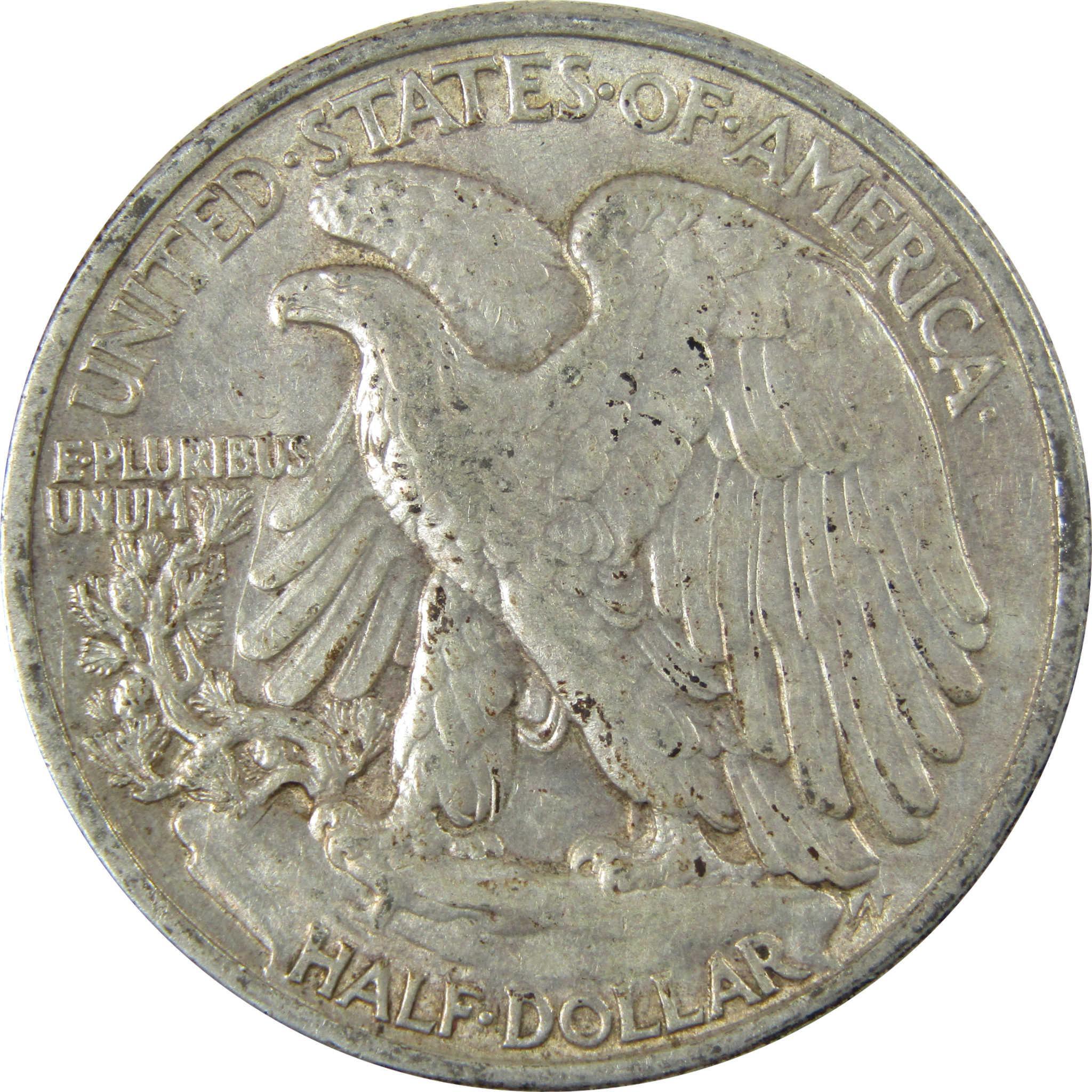 1942 Liberty Walking Silver Half Dollar XF EF Extremely Fine SKU:CP533