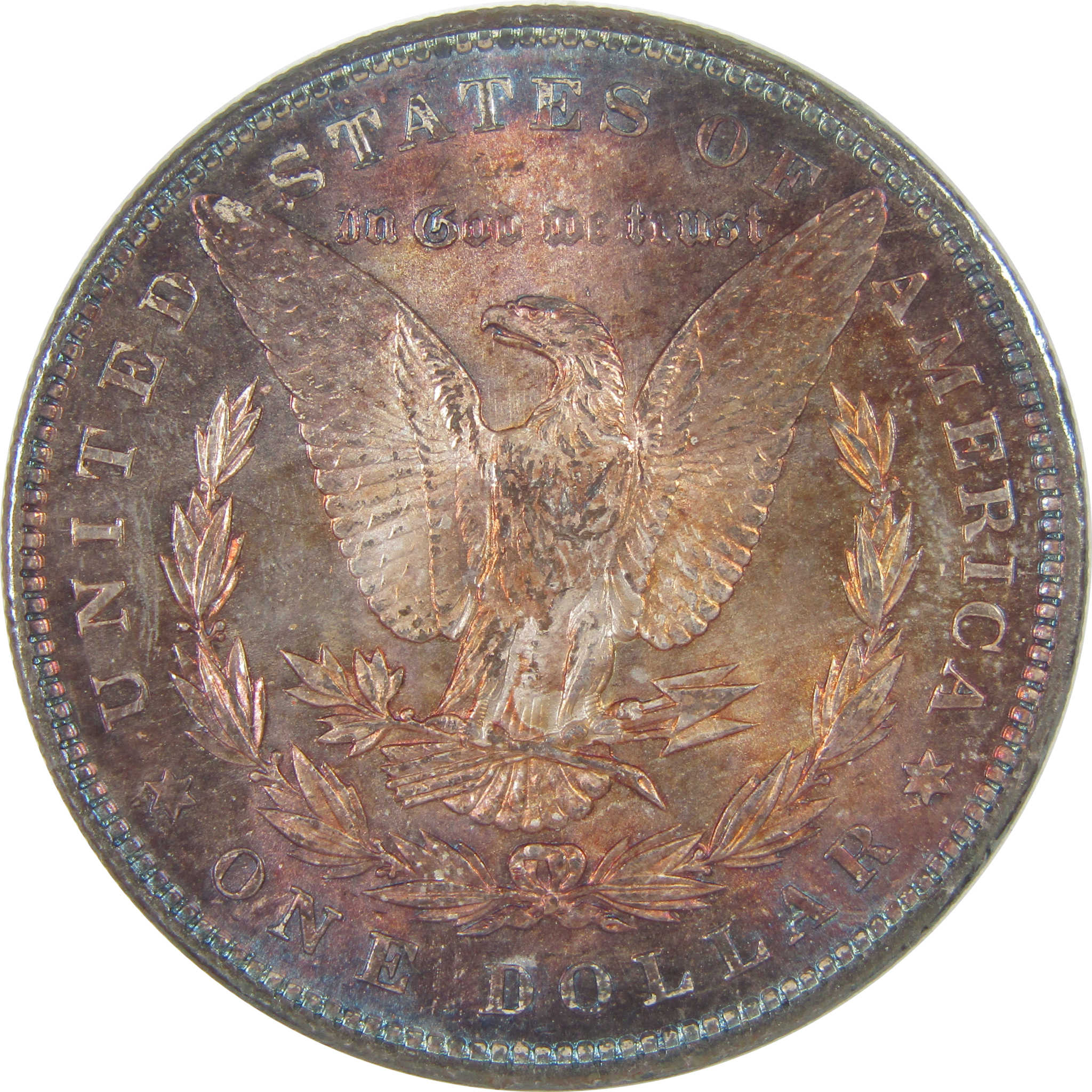 1897 Morgan Dollar BU Choice Uncirculated Silver Toned SKU:I18715