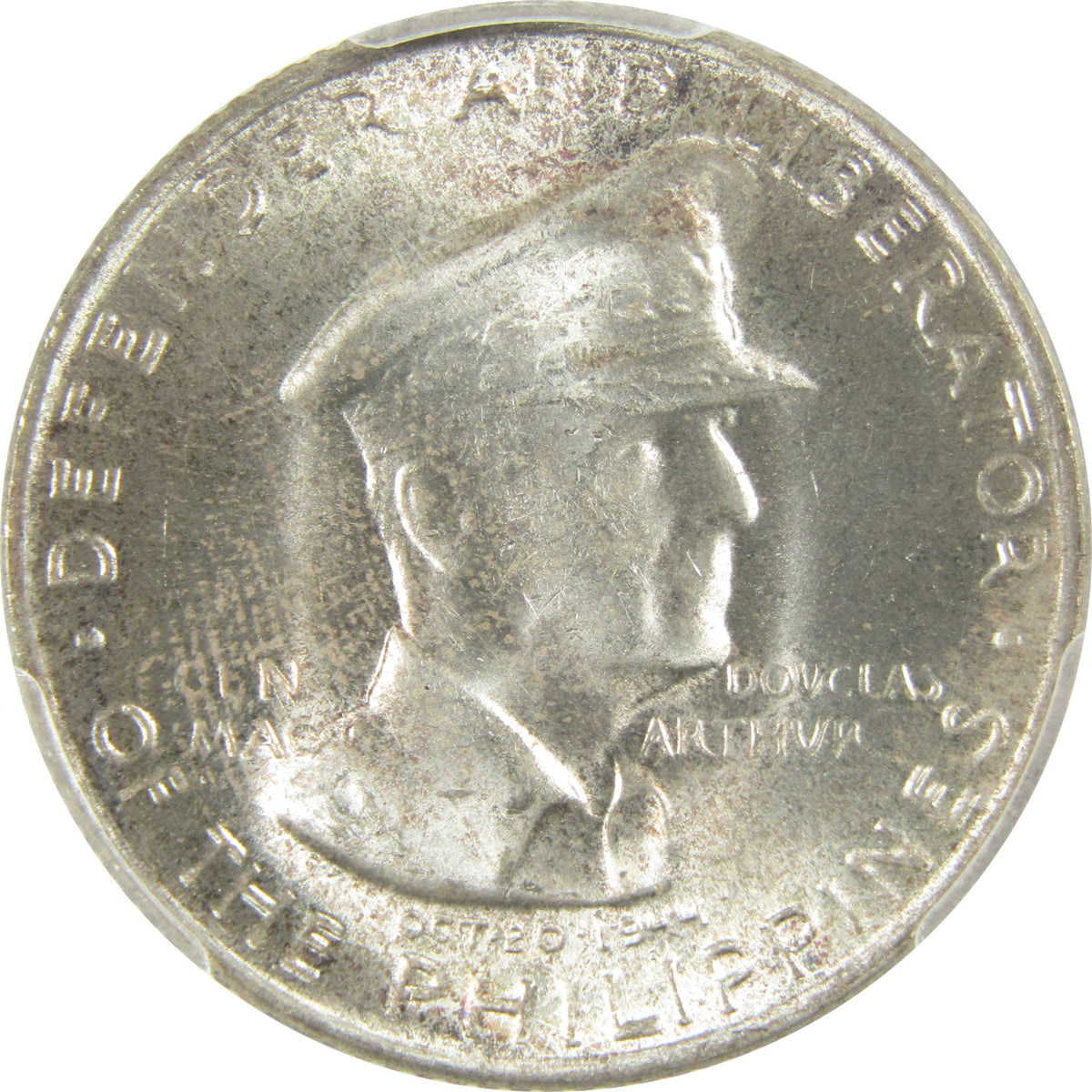 1947 S Philippines Douglas MacArthur Silver 50c MS 65 PCGS SKU:I28799