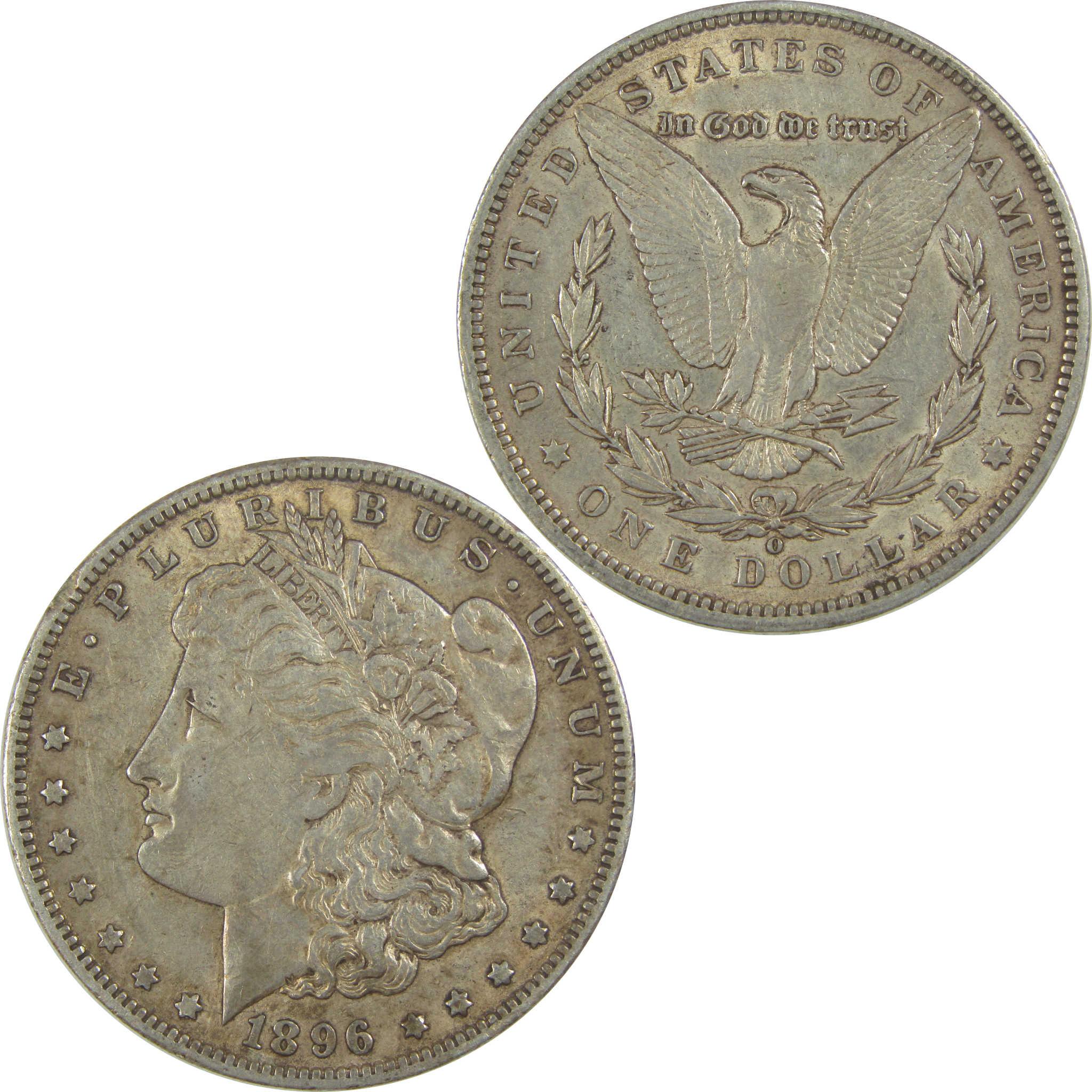1896 O Morgan Dollar XF EF Extremely Fine Silver $1 Coin SKU:I20234 - Morgan coin - Morgan silver dollar - Morgan silver dollar for sale - Profile Coins & Collectibles