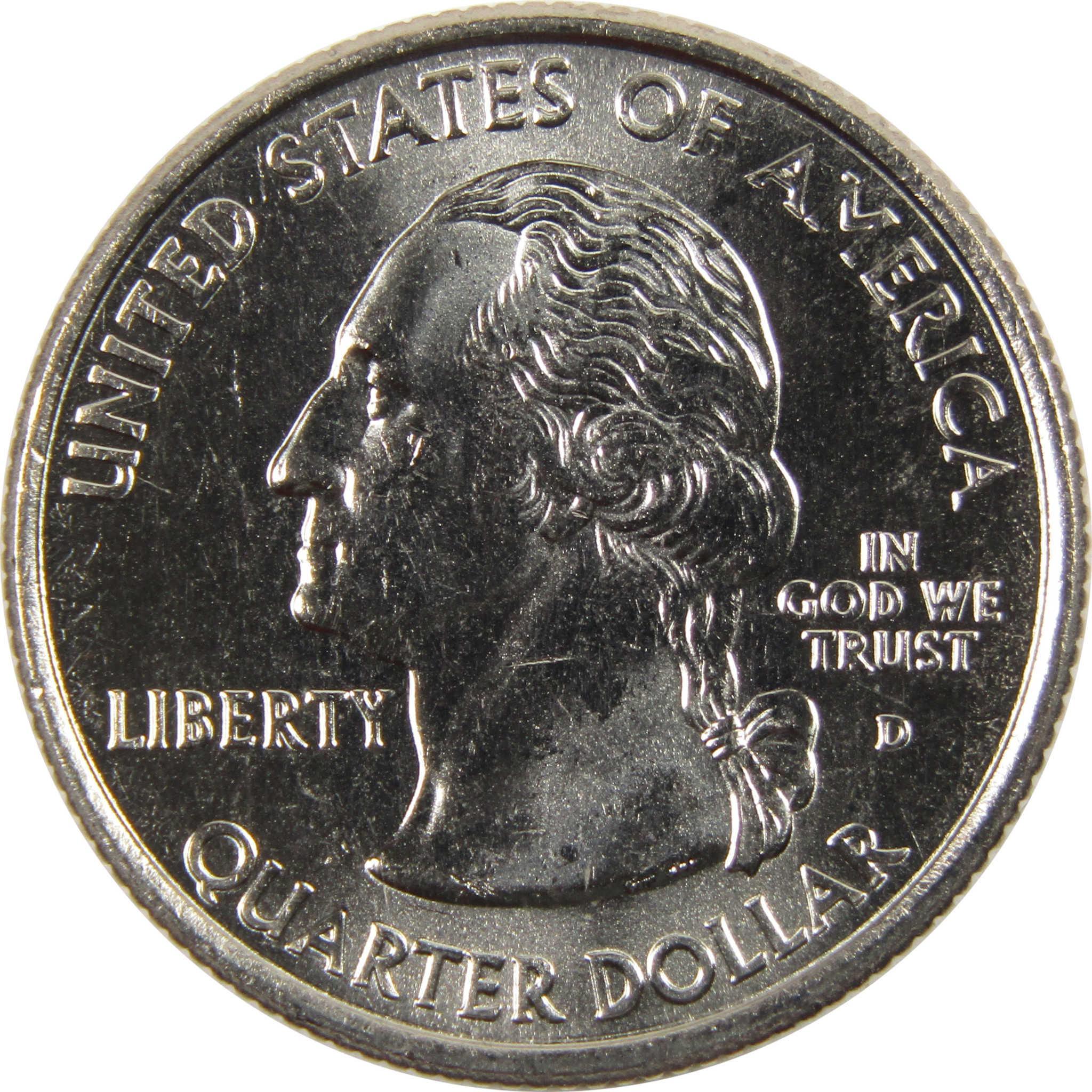 2008 D New Mexico State Quarter BU Uncirculated Clad 25c Coin