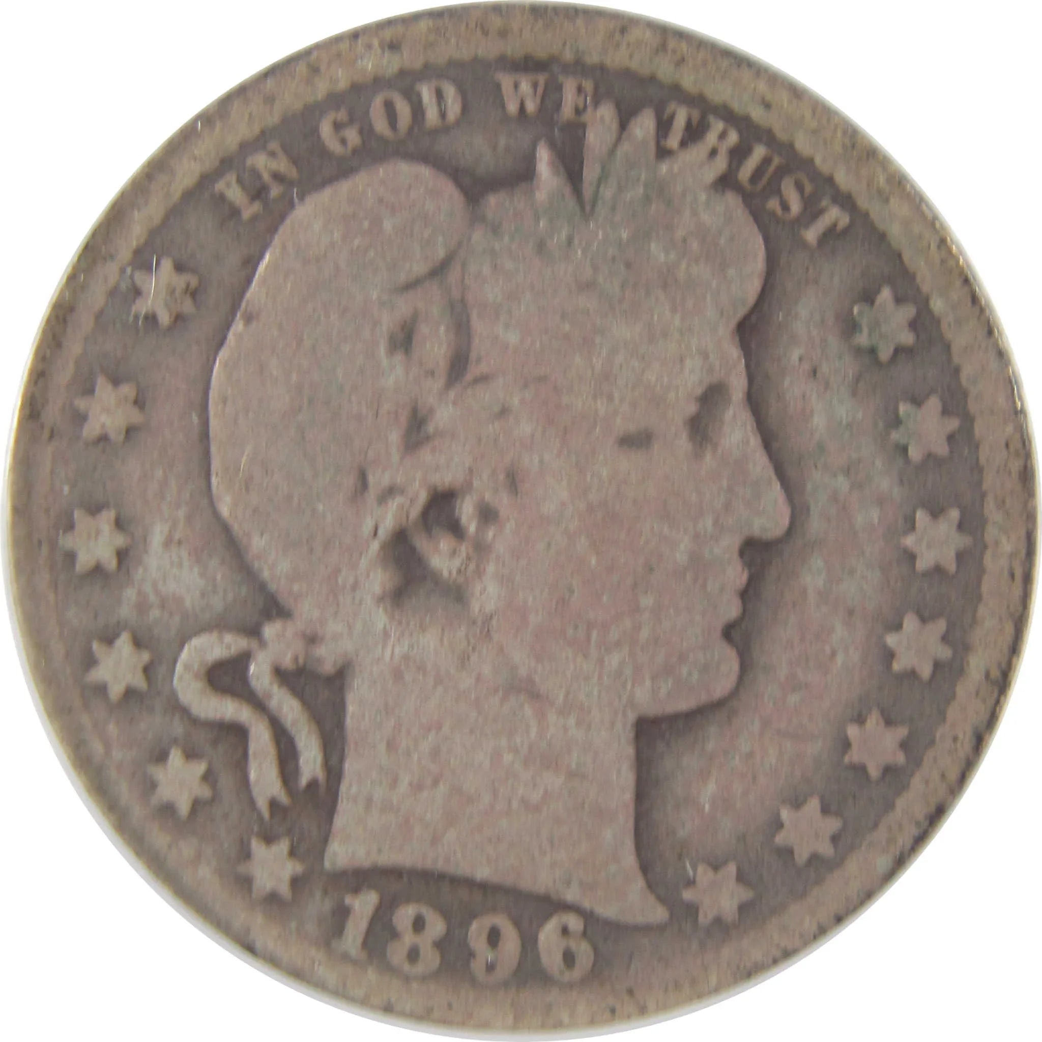 1896 O Barber Quarter G 4 ANACS Silver 25c Coin SKU:I18354