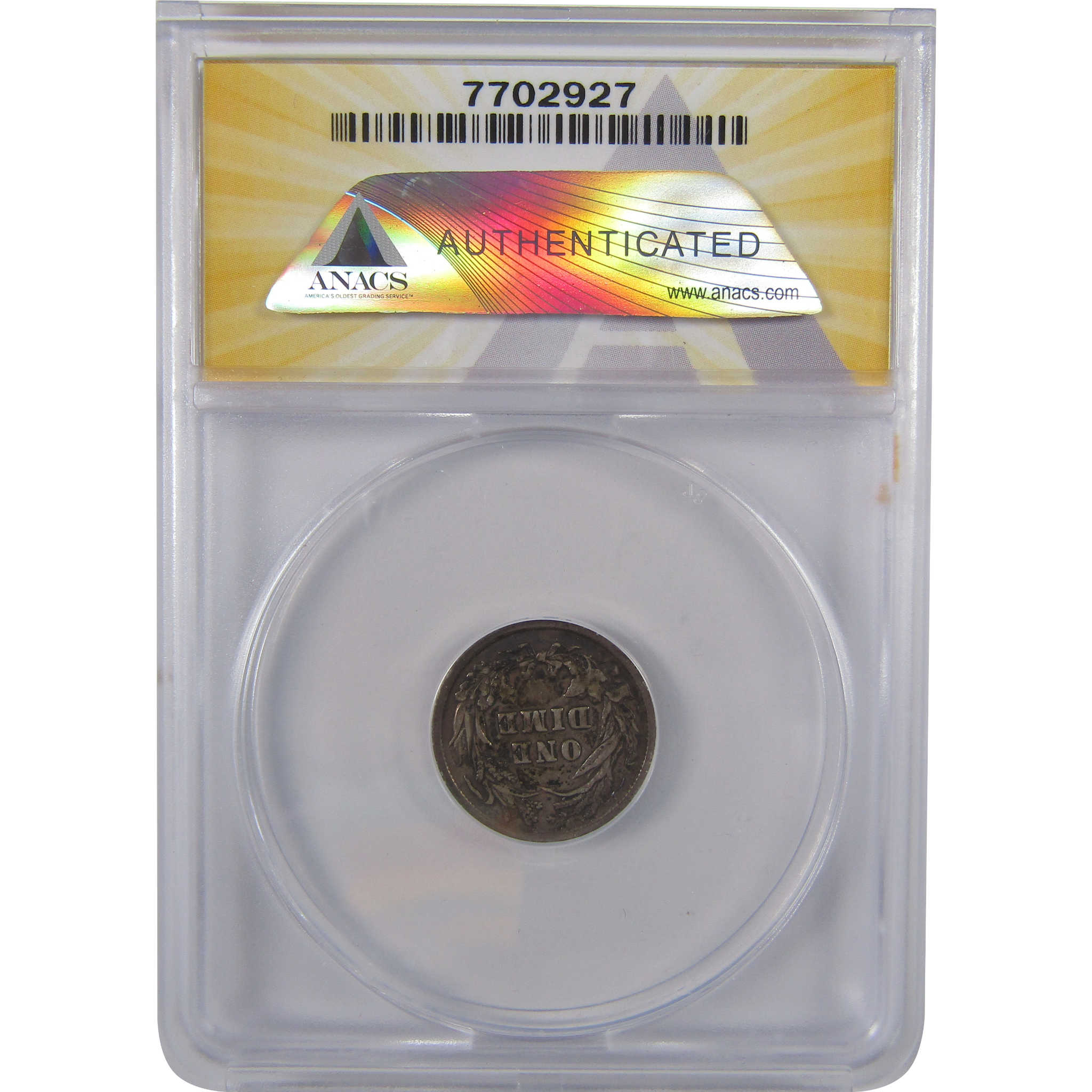 1894 Barber Dime F 15 ANACS Silver 10c Coin SKU:I18373