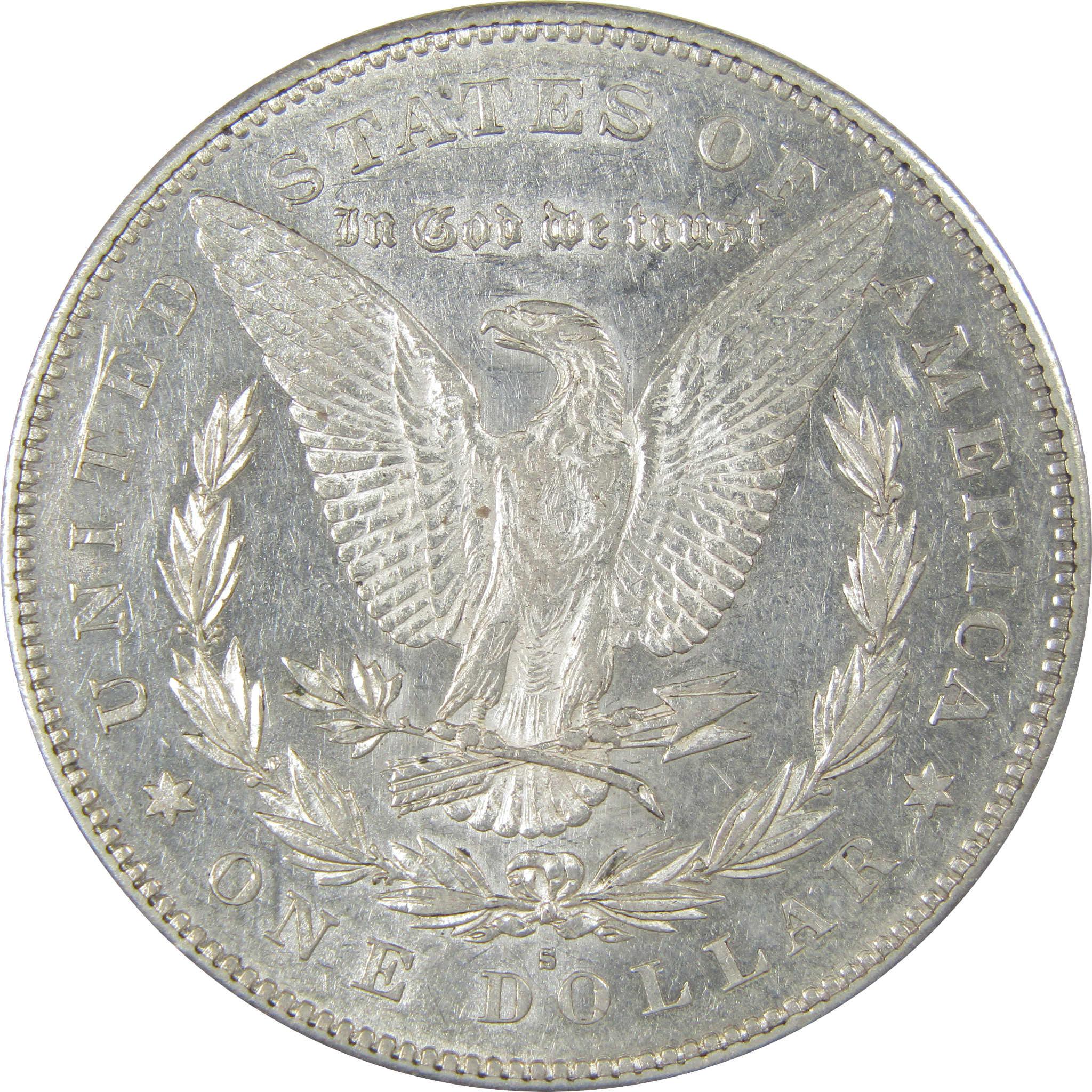 1879 S Rev 78 Morgan Silver Dollar AU About Uncirculated SKU:I24226 - Morgan coin - Morgan silver dollar - Morgan silver dollar for sale - Profile Coins & Collectibles