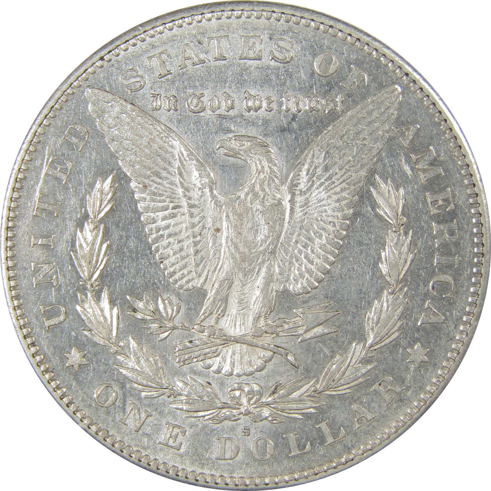1879 S Rev 78 Morgan Silver Dollar AU About Uncirculated SKU:I24226 - Morgan coin - Morgan silver dollar - Morgan silver dollar for sale - Profile Coins & Collectibles
