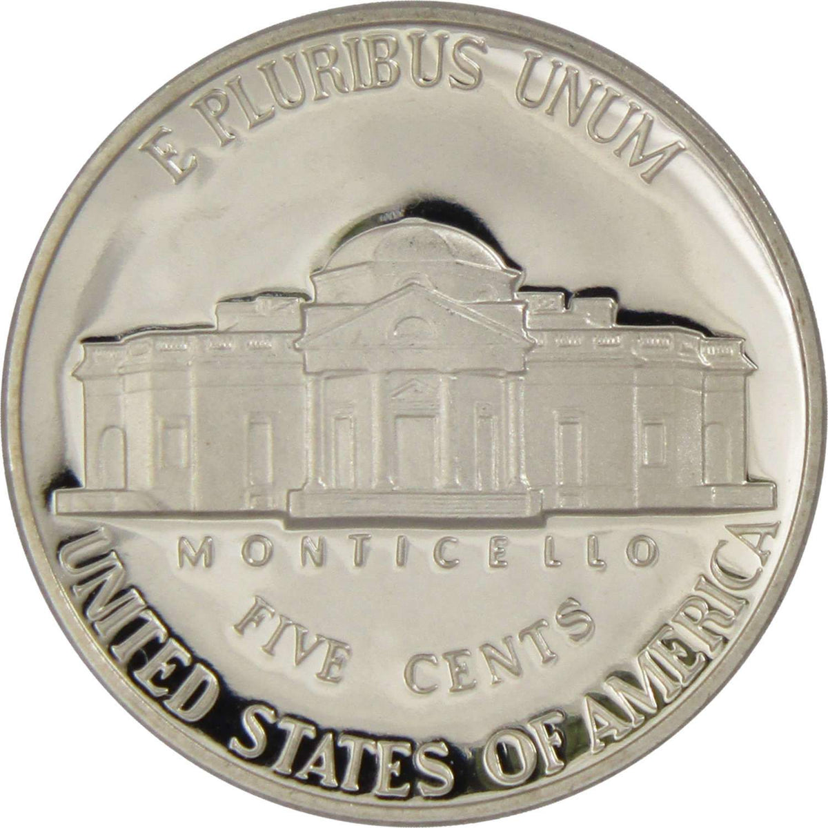 1992 S Jefferson Nickel Proof 5c Coin Collectible