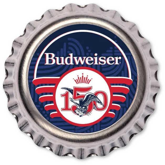 Budweiser Vintage Vibe Silver Bottle Cap Collectible
