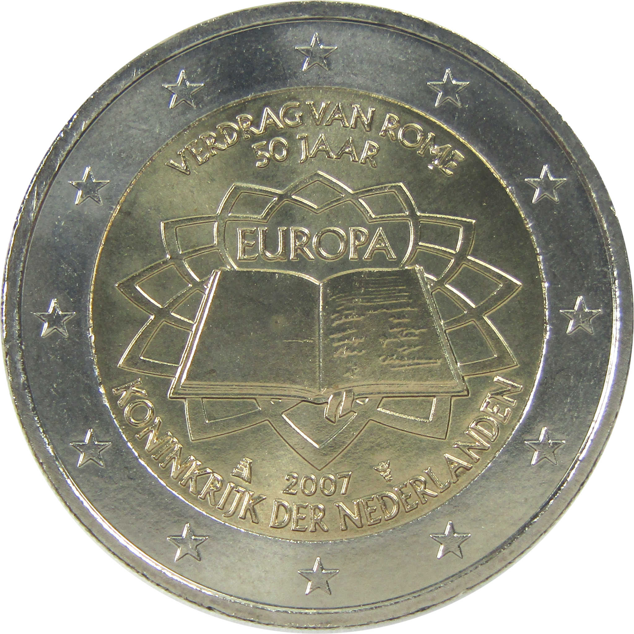 2007 Austria 50th Anniversary Treaty of Rome 2 Euro Uncirculated Coin