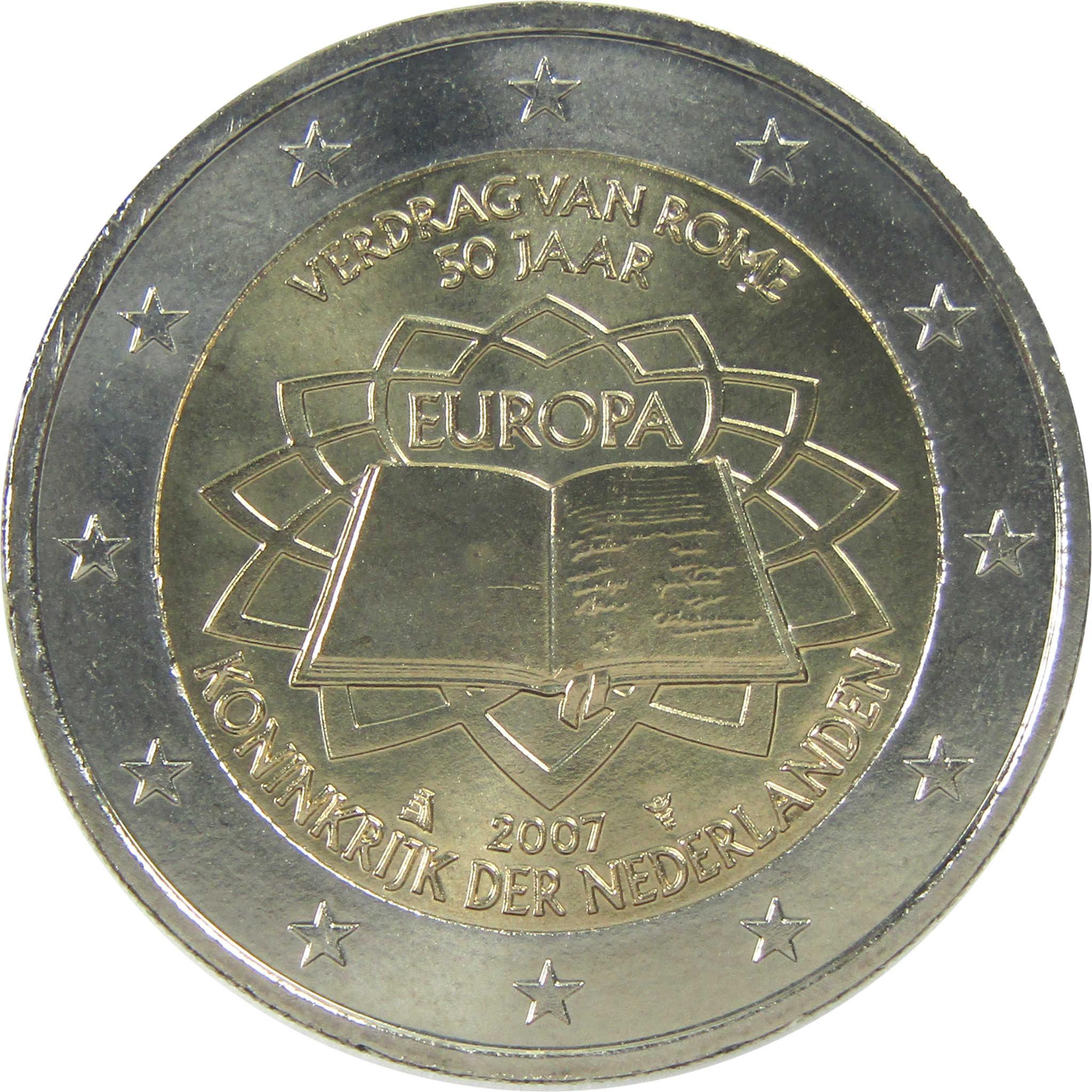 2007 Austria 50th Anniversary Treaty of Rome 2 Euro Uncirculated Coin
