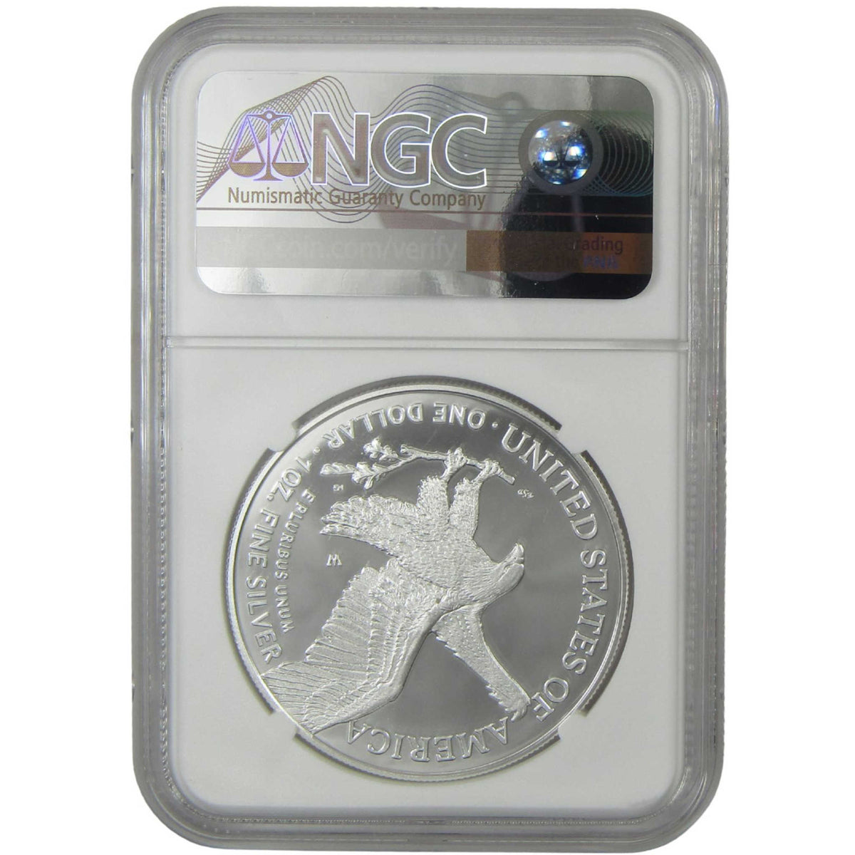 2025 W American Silver Eagle Laser-Engraved Privy Mark PF 70 UCAM NGC
