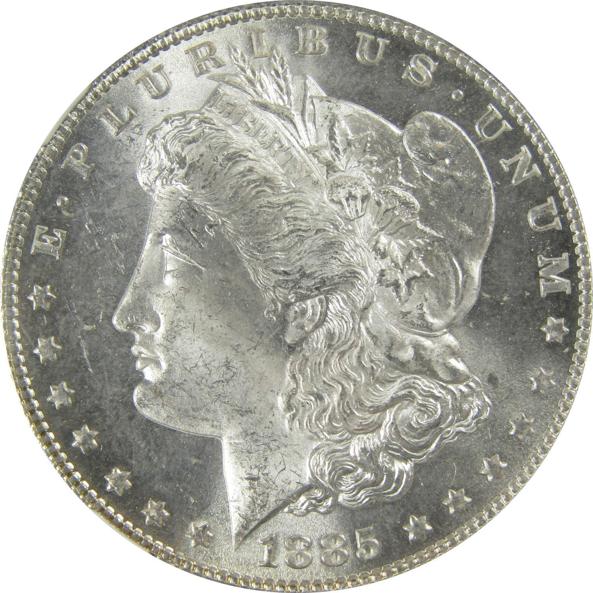 1885 Morgan Silver Dollar MS 64 NGC Uncirculated $1 Coin SKU:CP378 - Morgan coin - Morgan silver dollar - Morgan silver dollar for sale - Profile Coins & Collectibles