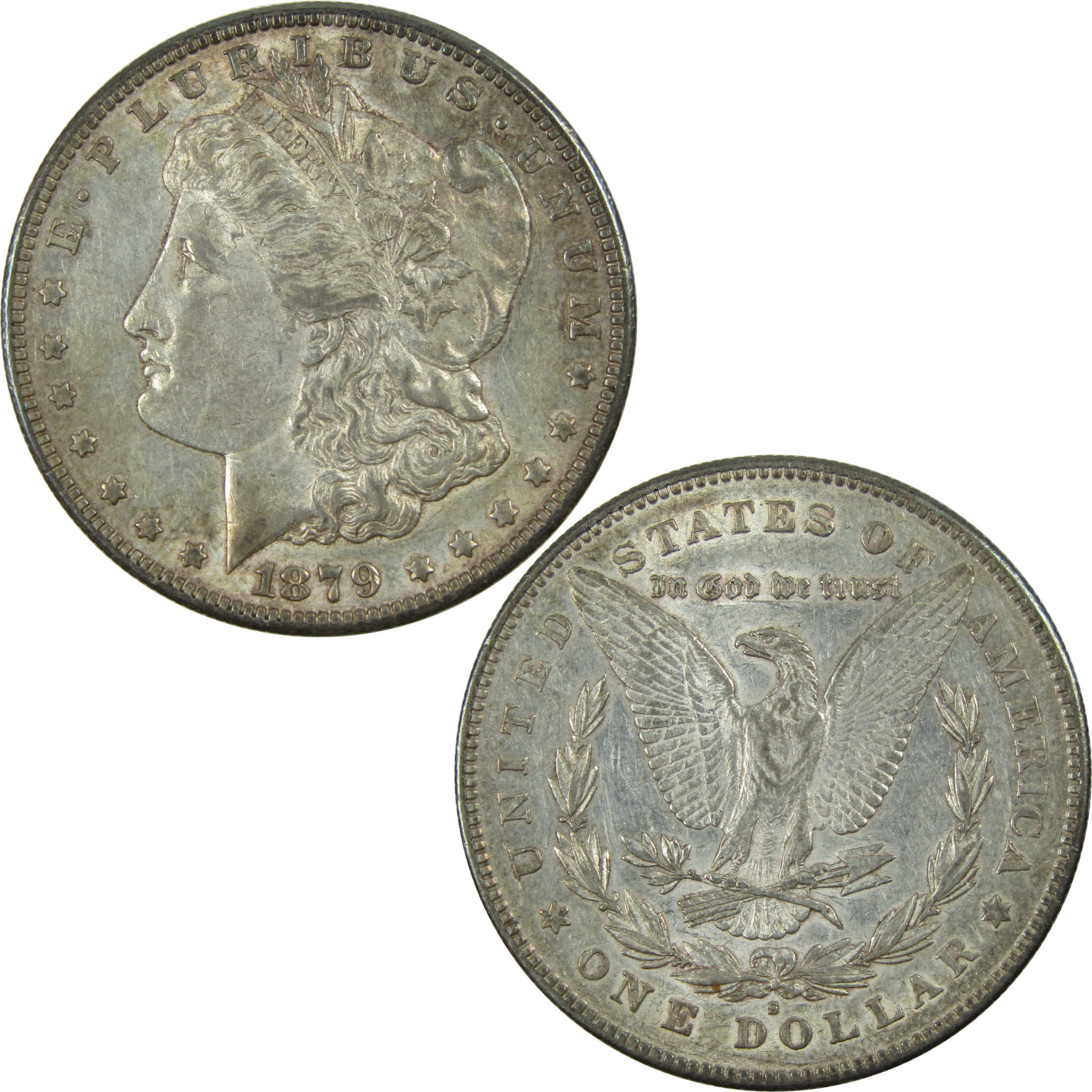 1879 S Rev 78 Morgan Dollar XF/AU Silver $1 Coin SKU:I12426 - Morgan coin - Morgan silver dollar - Morgan silver dollar for sale - Profile Coins & Collectibles