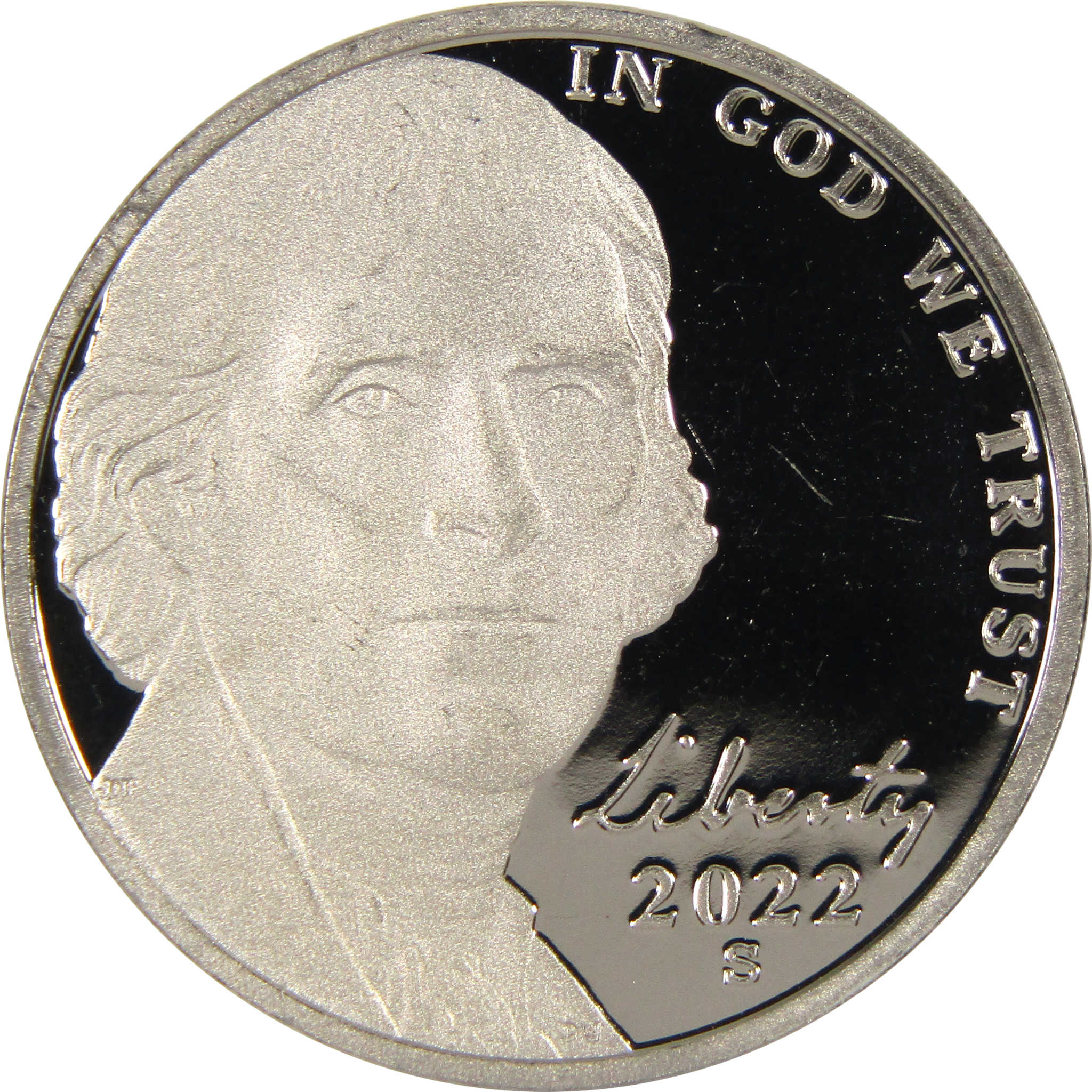 2022 S Jefferson Nickel 5c Proof Coin
