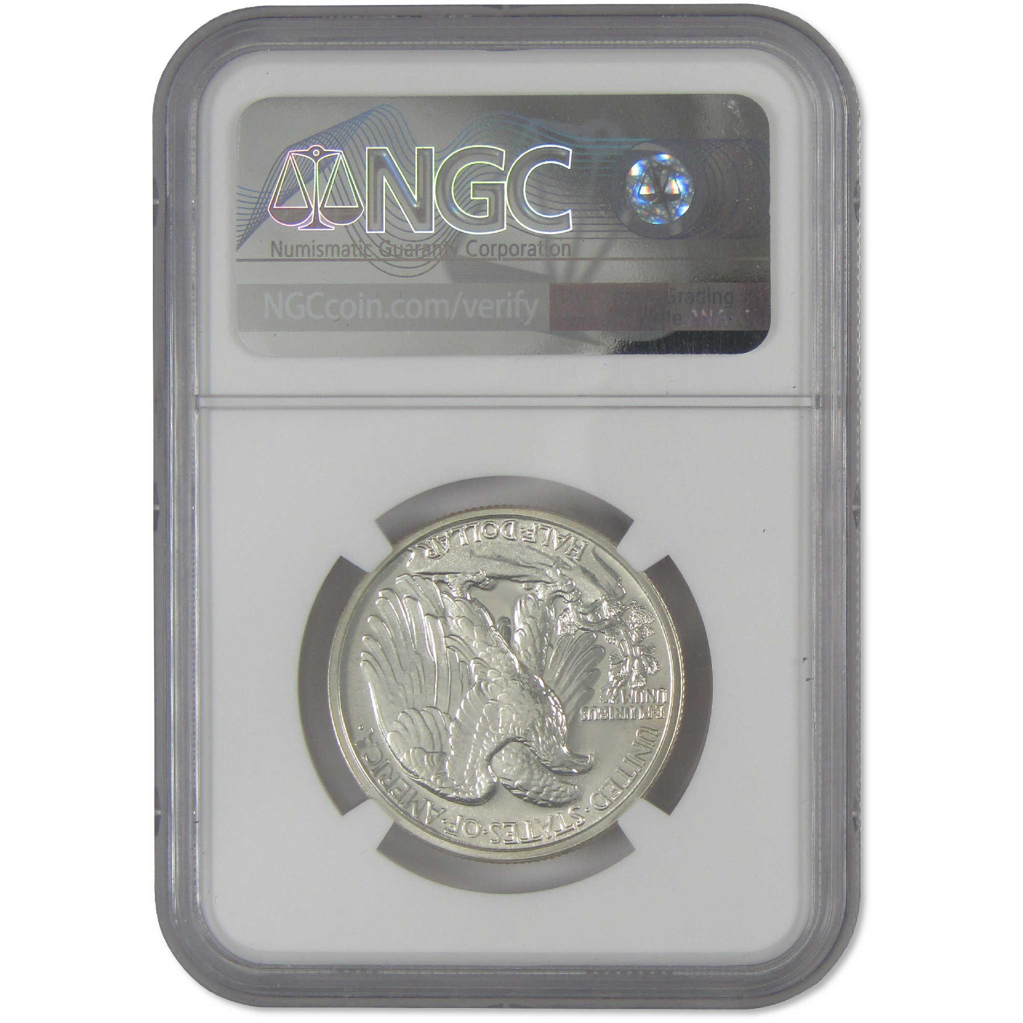 1941 No AW Liberty Walking Half Dollar PF 64 NGC Silver Proof 50c Coin