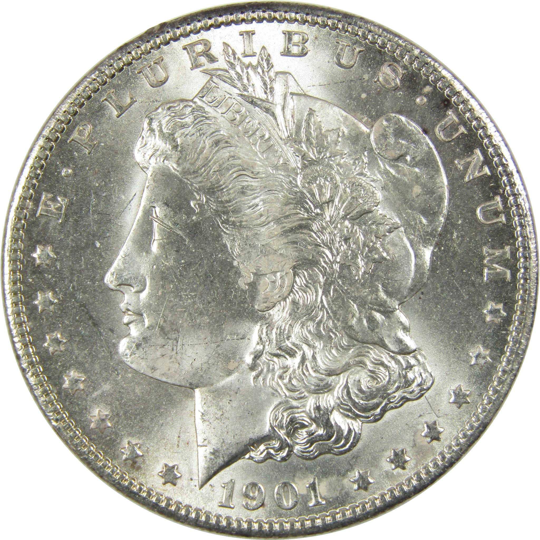 1901 O Morgan Silver Dollar Uncirculated Mint State $1 Coin SKU:I27795 - Morgan coin - Morgan silver dollar - Morgan silver dollar for sale - Profile Coins & Collectibles
