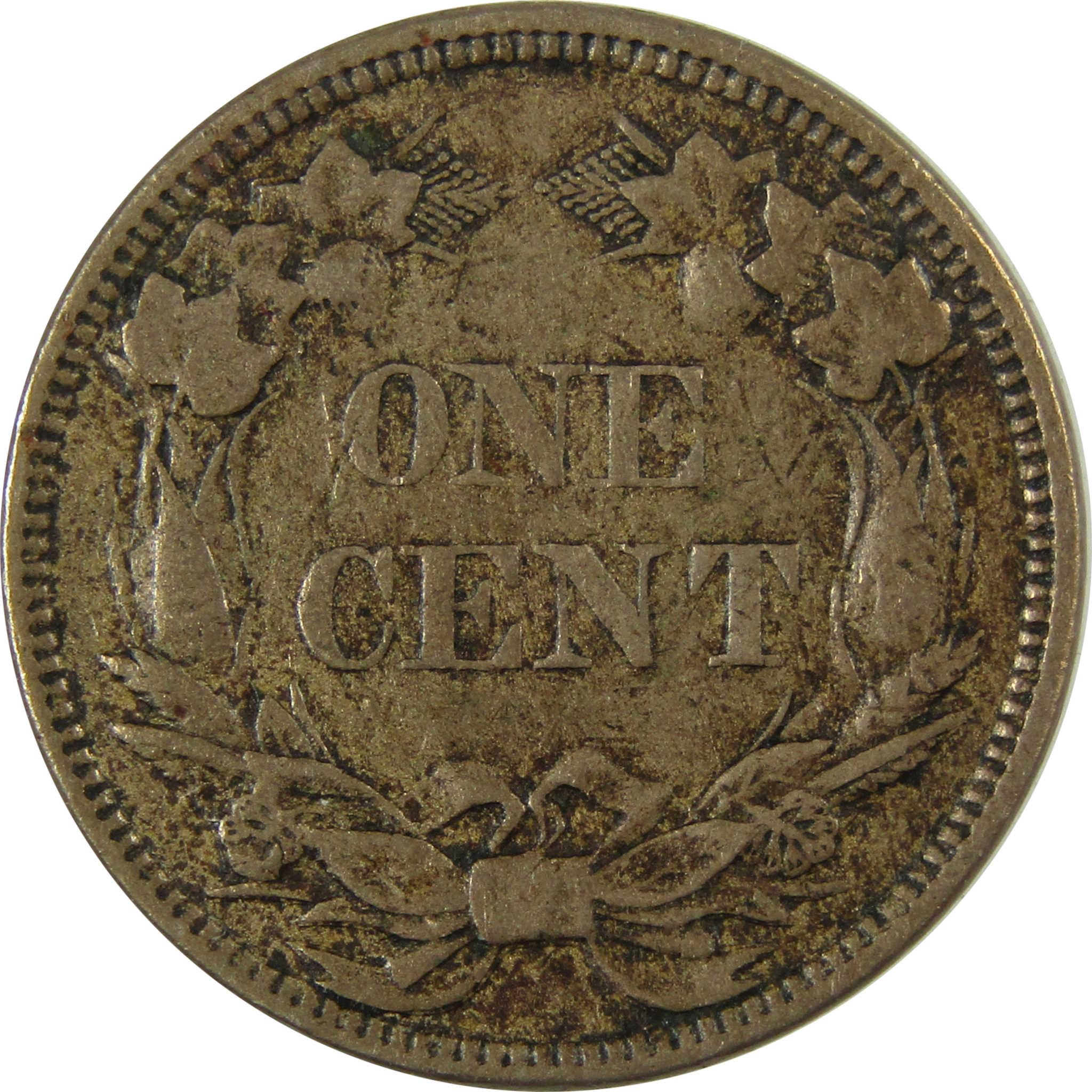 1858 Large Letters Flying Eagle Cent VF Very Fine Penny SKU:I26596
