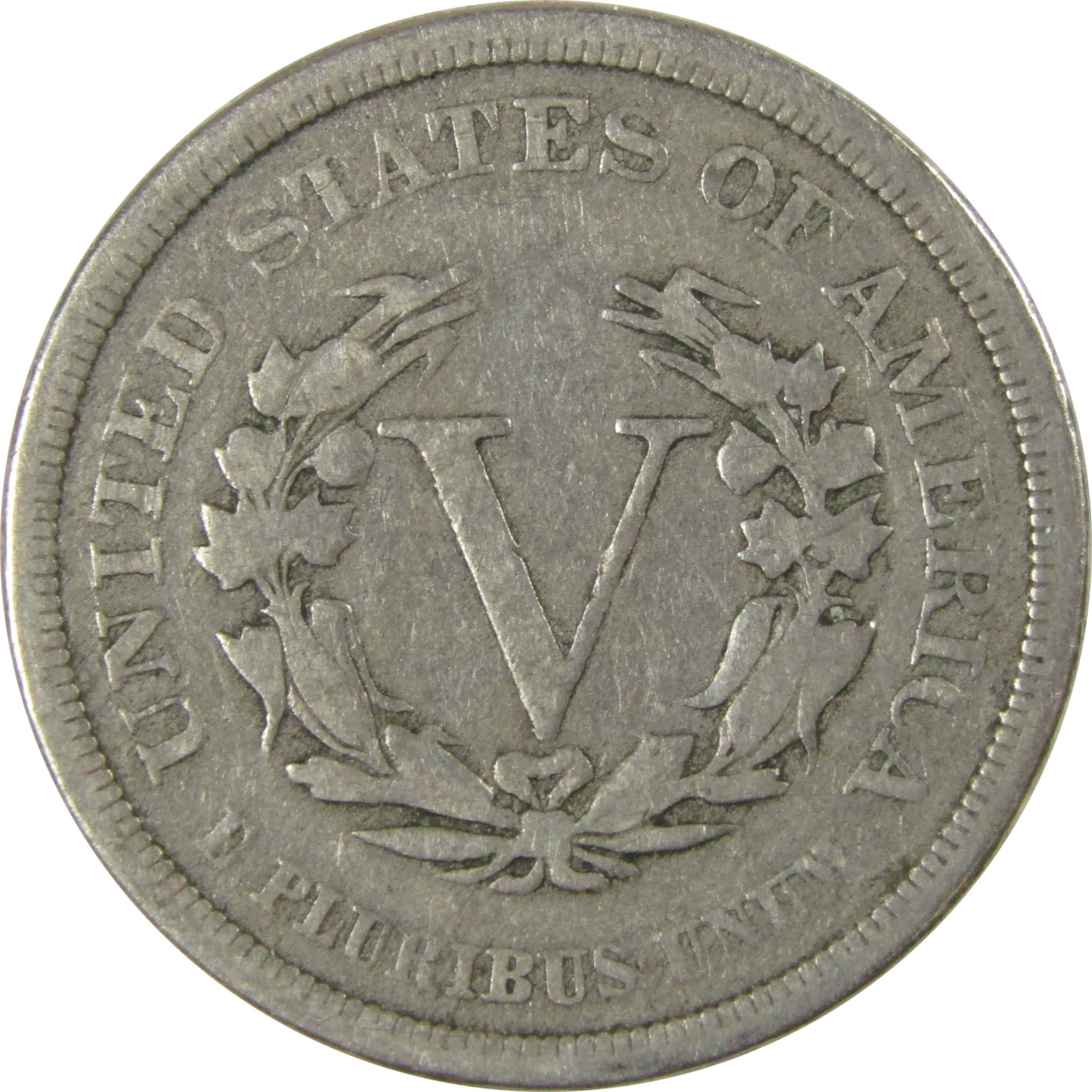 1883 No Cents Liberty Head V Nickel VG Very Good 5c Coin SKU:I26500