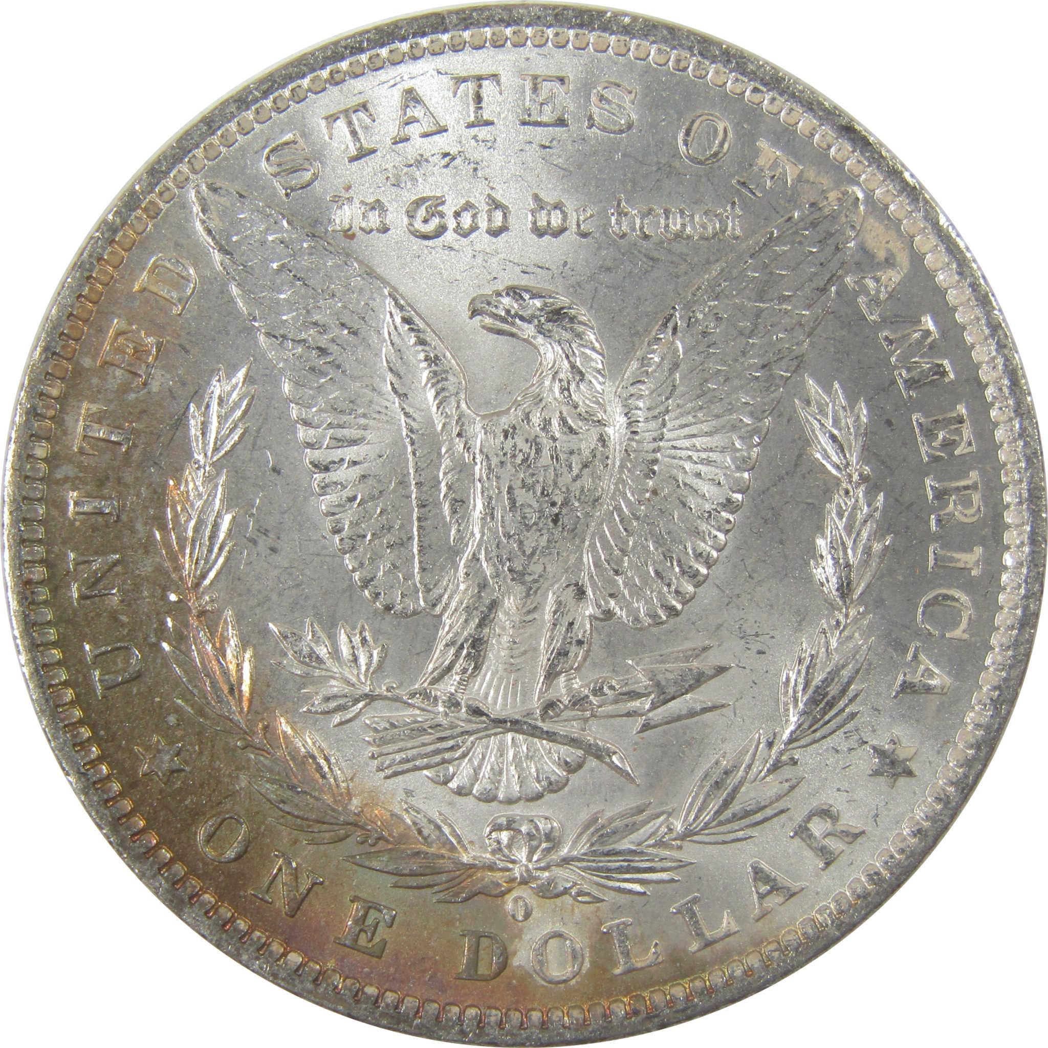 1884 O Morgan Silver Dollar BU Choice Uncirculated Toned SKU:I24181