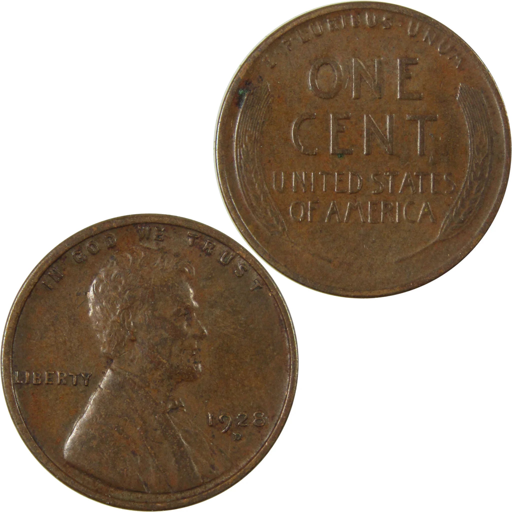 1928 D Lincoln Wheat Cent VF Very Fine Penny 1c Coin SKU:I27628