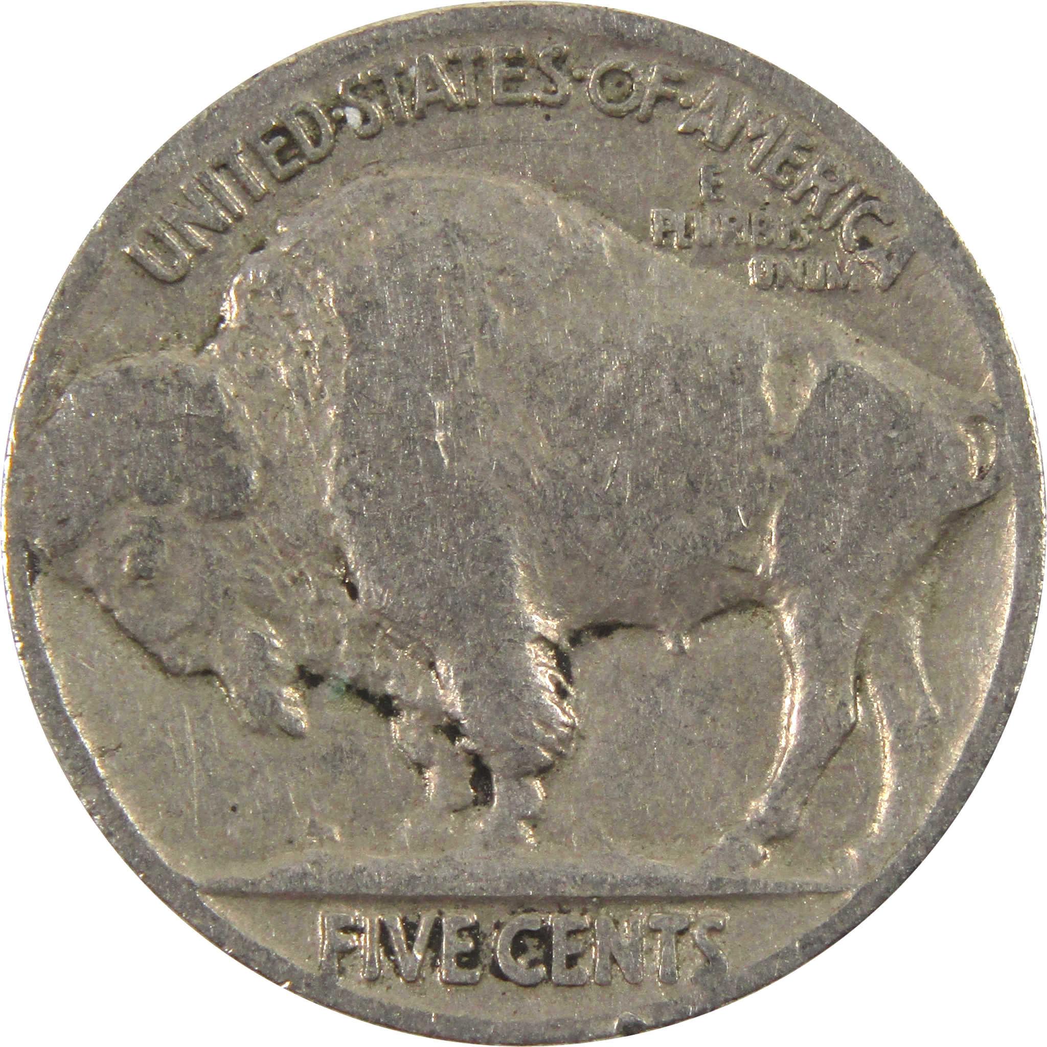 1935 Indian Head Buffalo Nickel G Good 5c Coin
