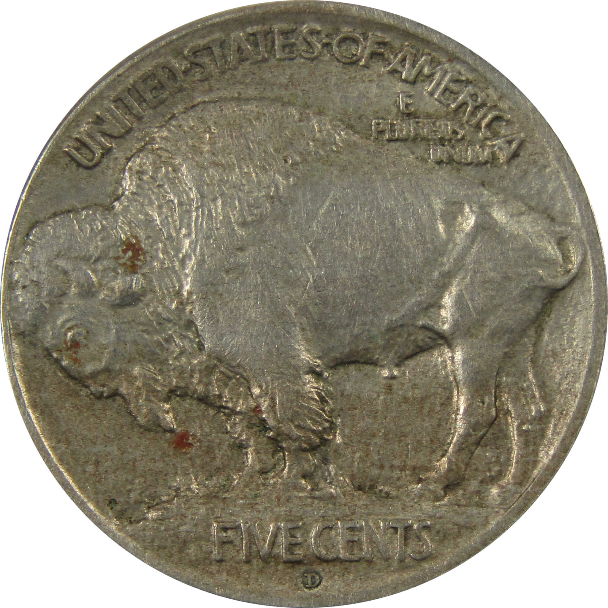 1913 D Type 1 Indian Head Buffalo 5c AU About Uncirculated SKU:I24981