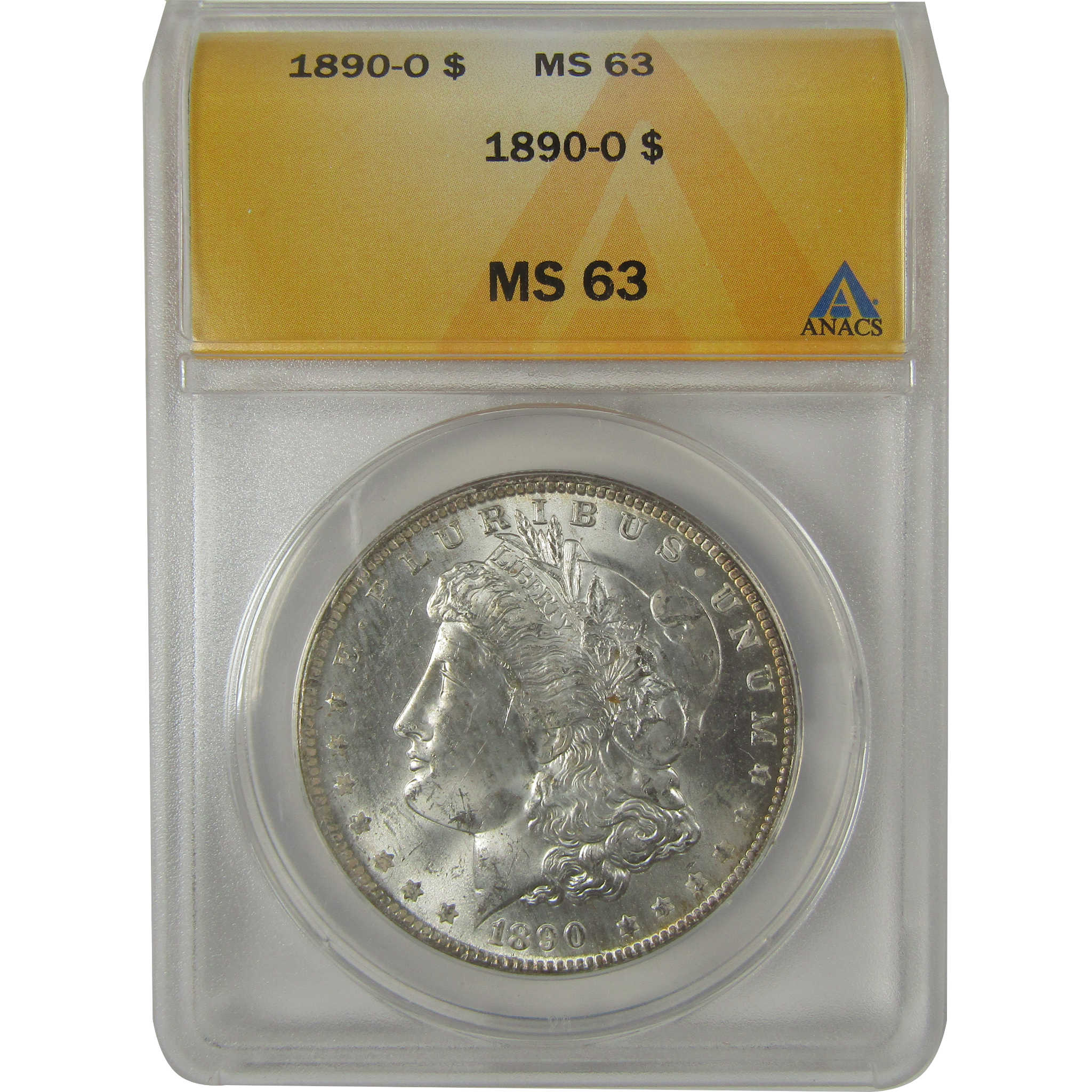 1890 O Morgan Dollar MS 63 ANACS Silver Uncirculated SKU:I23137 - Morgan coin - Morgan silver dollar - Morgan silver dollar for sale - Profile Coins & Collectibles