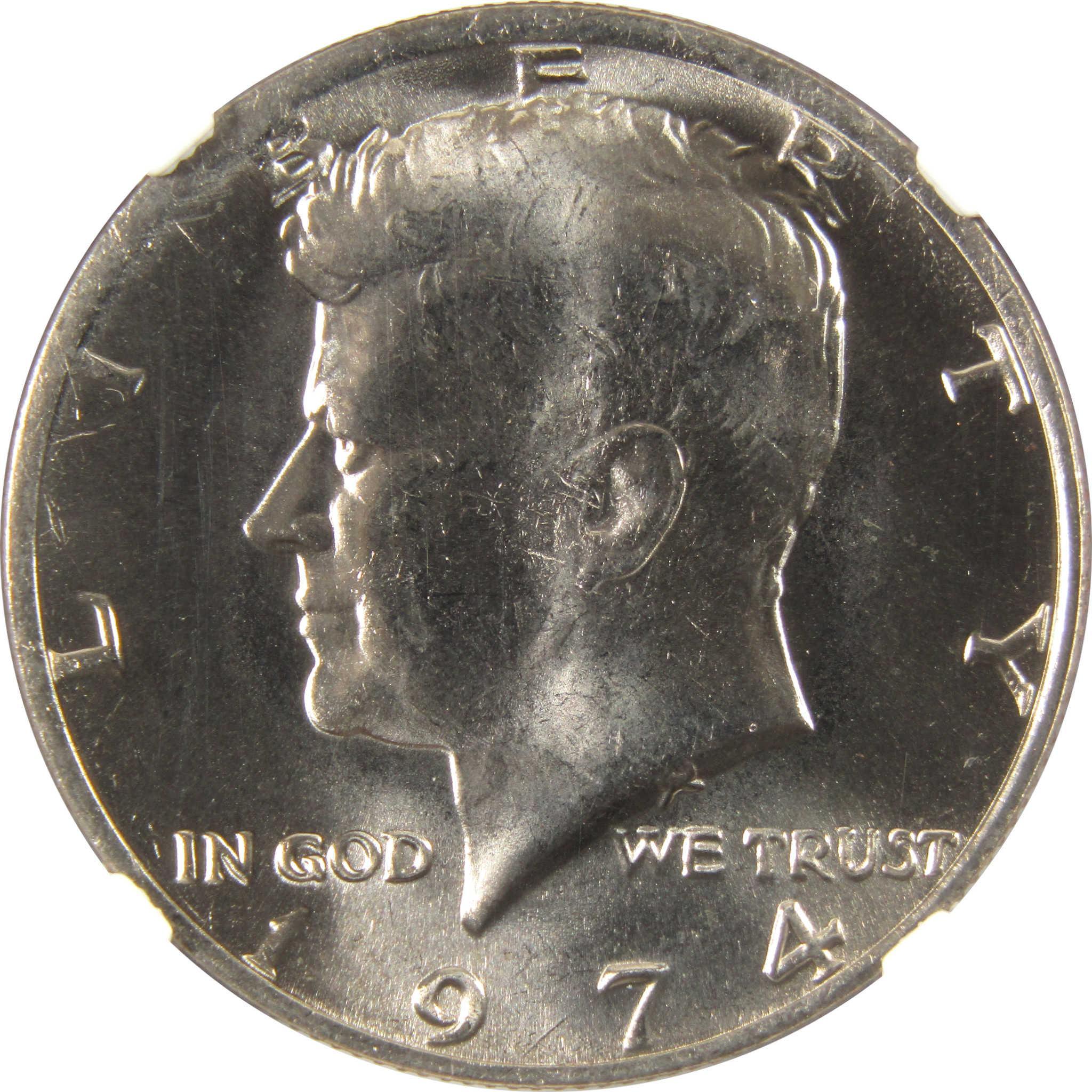 1974 Kennedy Half Dollar MS 67 NGC Clad 50c Uncirculated SKU:I9827