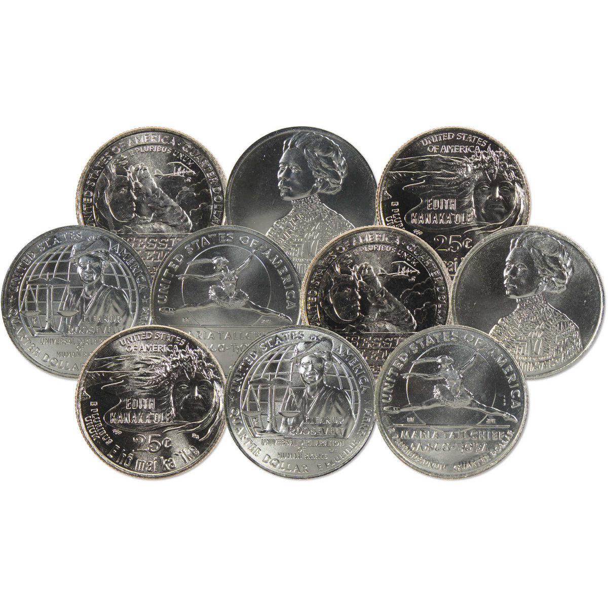 2023 P&D American Women Quarter 10 Coin Set Clad Uncirculated