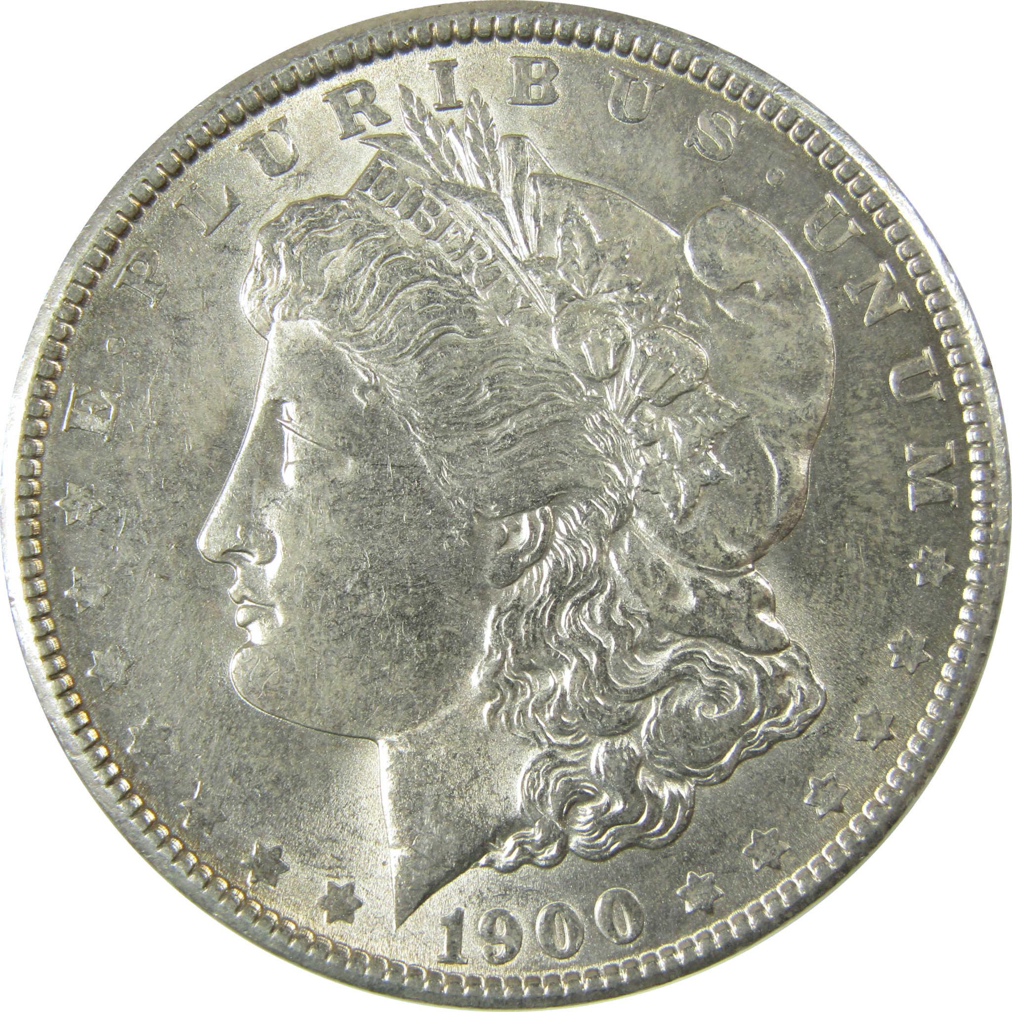 1900 Morgan Silver Dollar AU About Uncirculated $1 Coin SKU:I27850 - Morgan coin - Morgan silver dollar - Morgan silver dollar for sale - Profile Coins & Collectibles