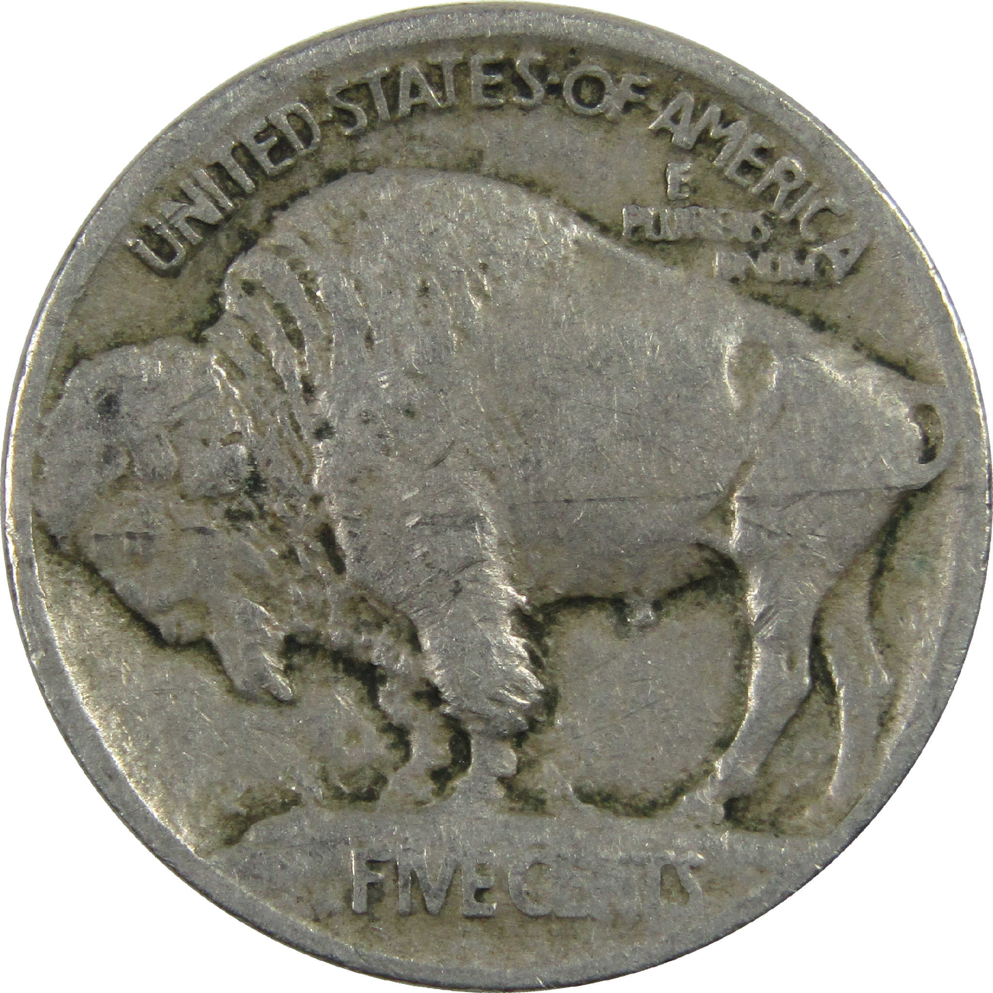 1913 Type 1 Indian Head Buffalo Nickel VG Very Good 5c Coin SKU:I12602