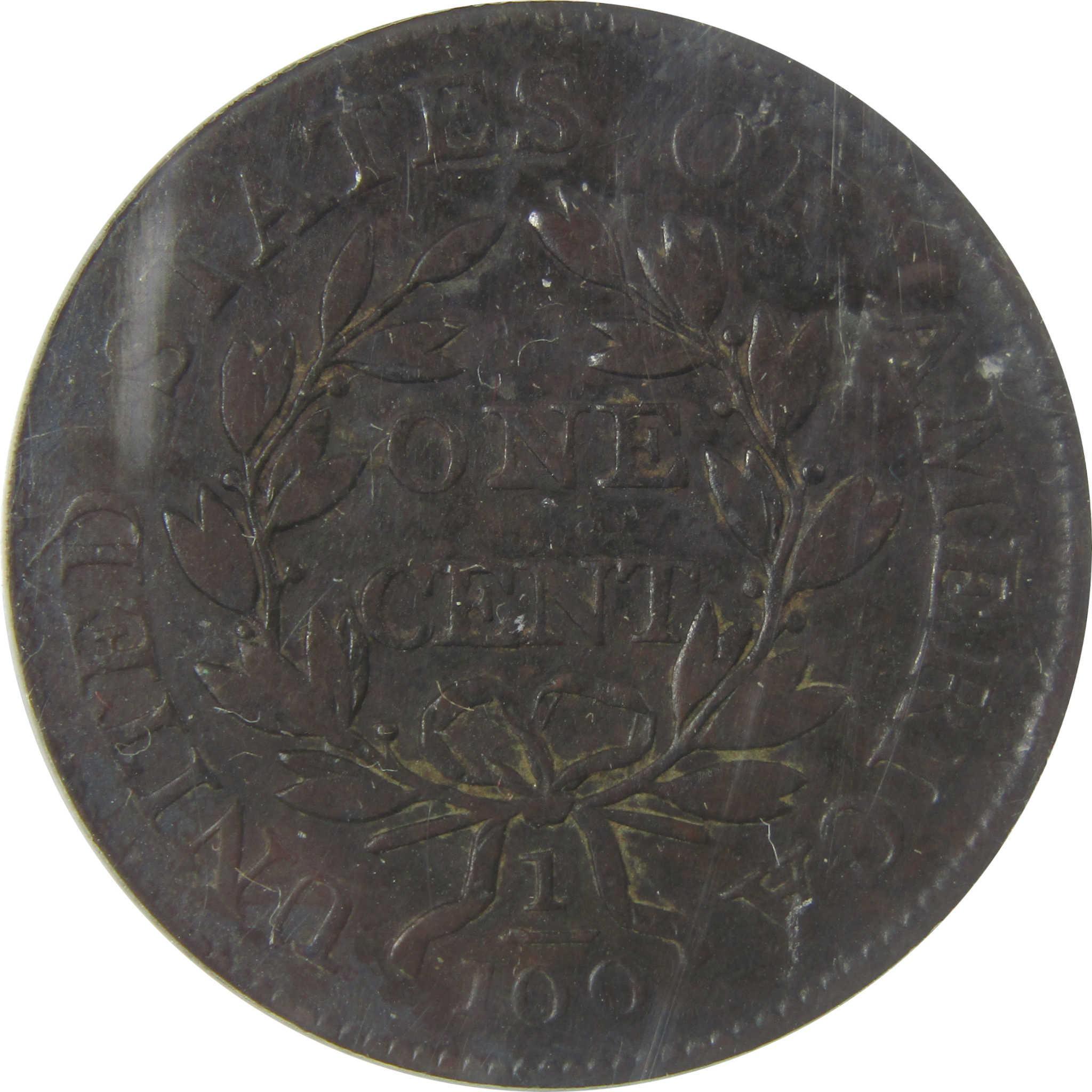 1803 Sm Date Lg Fraction Draped Bust Cent VF Details ANACS SKU:I24458