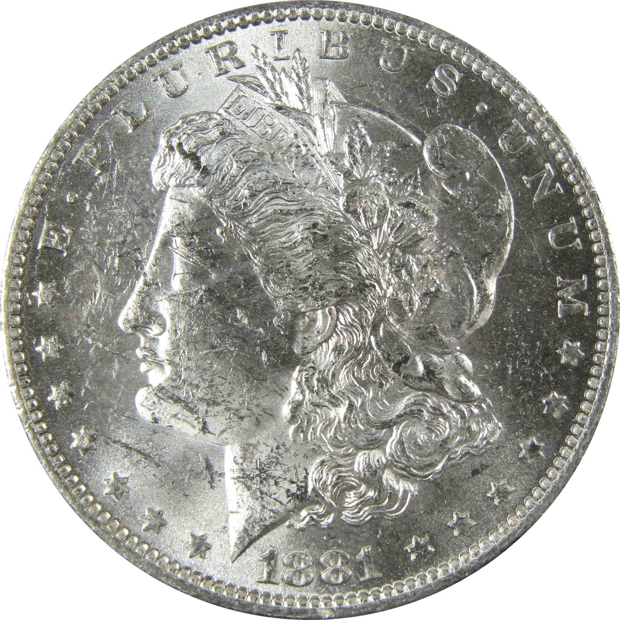 1881 O Morgan Silver Dollar Uncirculated Mint State $1 Coin SKU:I27764 - Morgan coin - Morgan silver dollar - Morgan silver dollar for sale - Profile Coins & Collectibles
