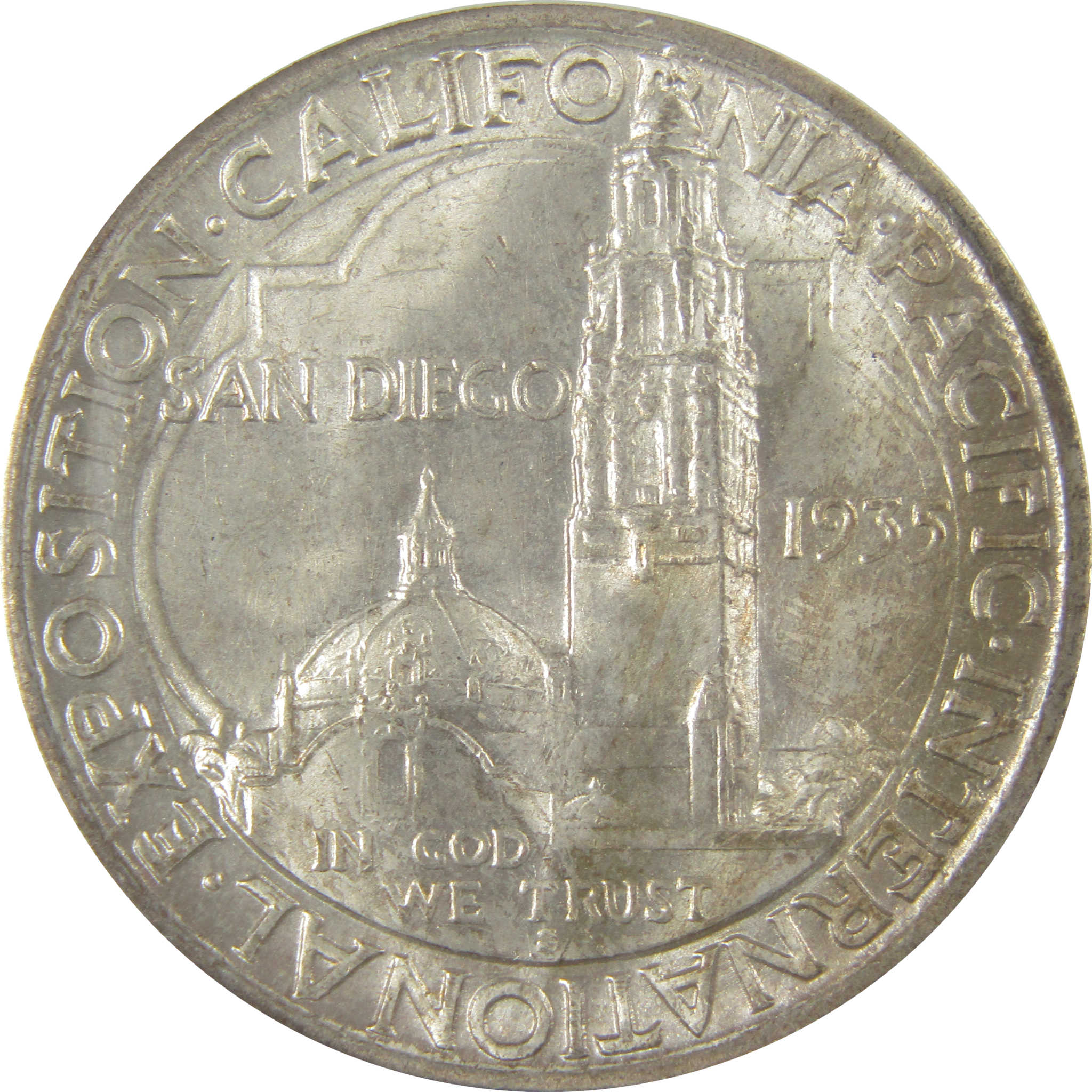 San Diego Commemorative Half Dollar 1935 S MS 65 PCGS SKU:I18929