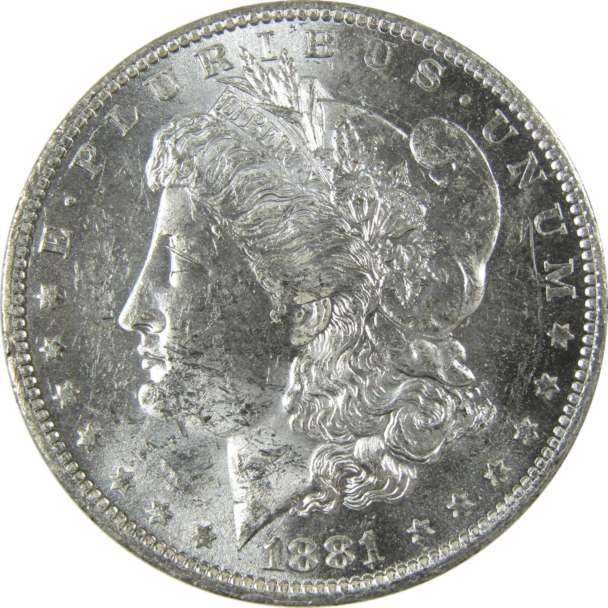1881 O Morgan Silver Dollar Uncirculated Mint State $1 Coin SKU:I27765 - Morgan coin - Morgan silver dollar - Morgan silver dollar for sale - Profile Coins & Collectibles