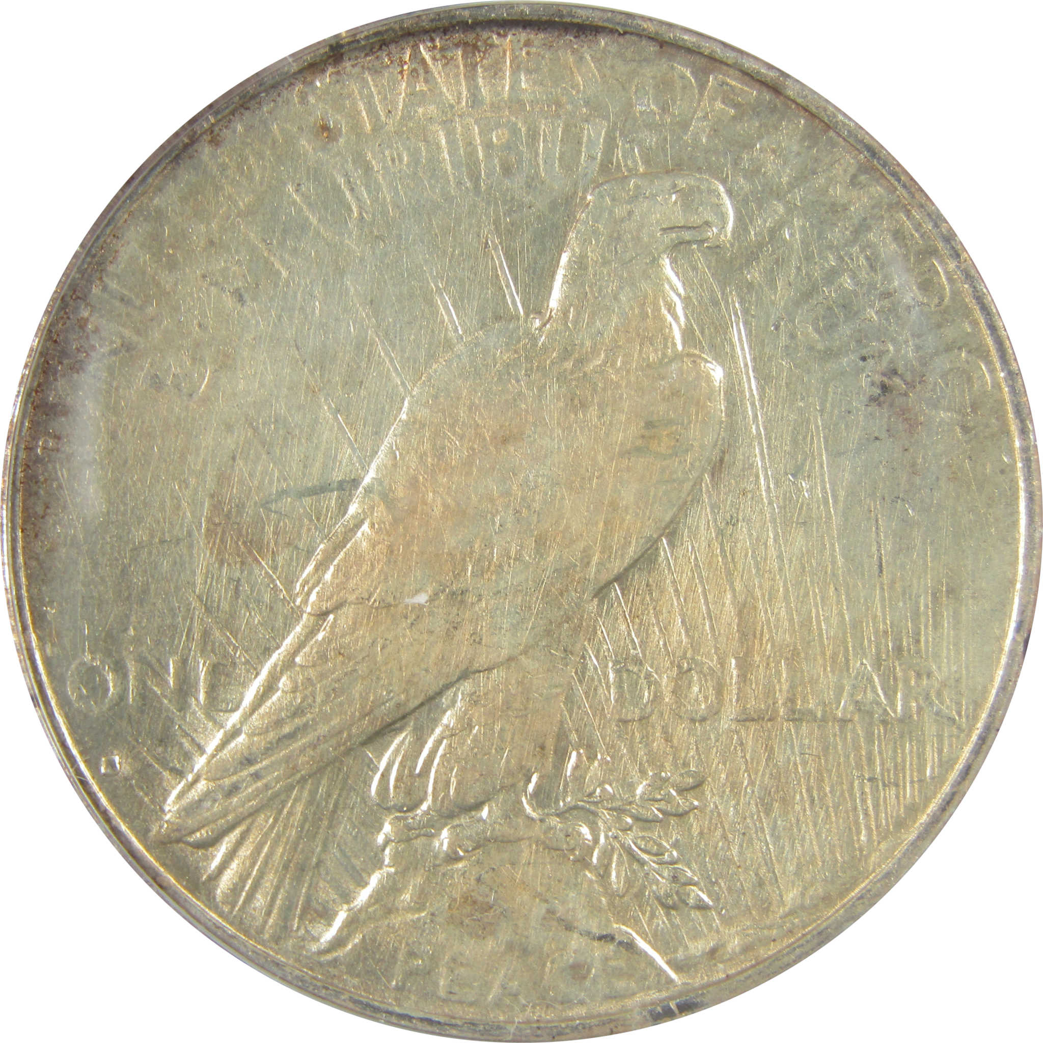 1935 S Peace Dollar AU 50 Details ANACS Silver $1 Coin SKU:I21628