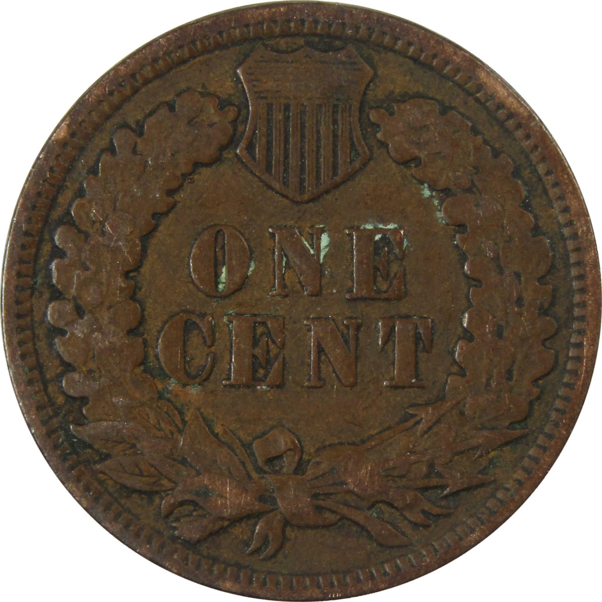 1899 Indian Head Cent F Fine Penny 1c Coin Collectible SKU:I26942