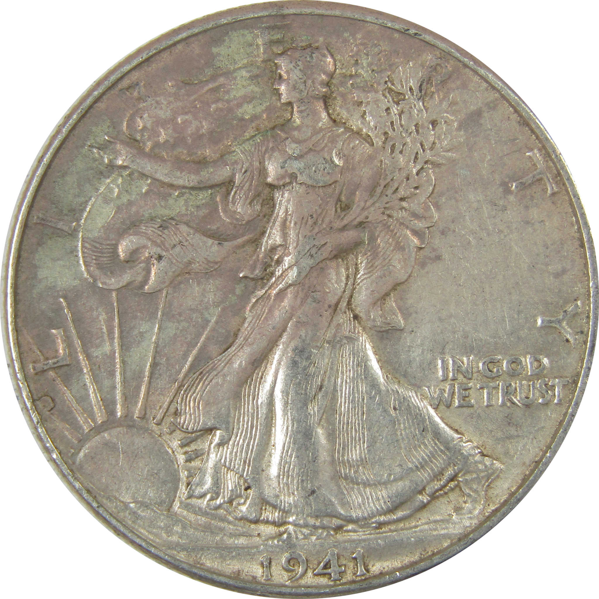 1941 Liberty Walking Half Dollar XF EF Extremely Fine SKU:CPC0552