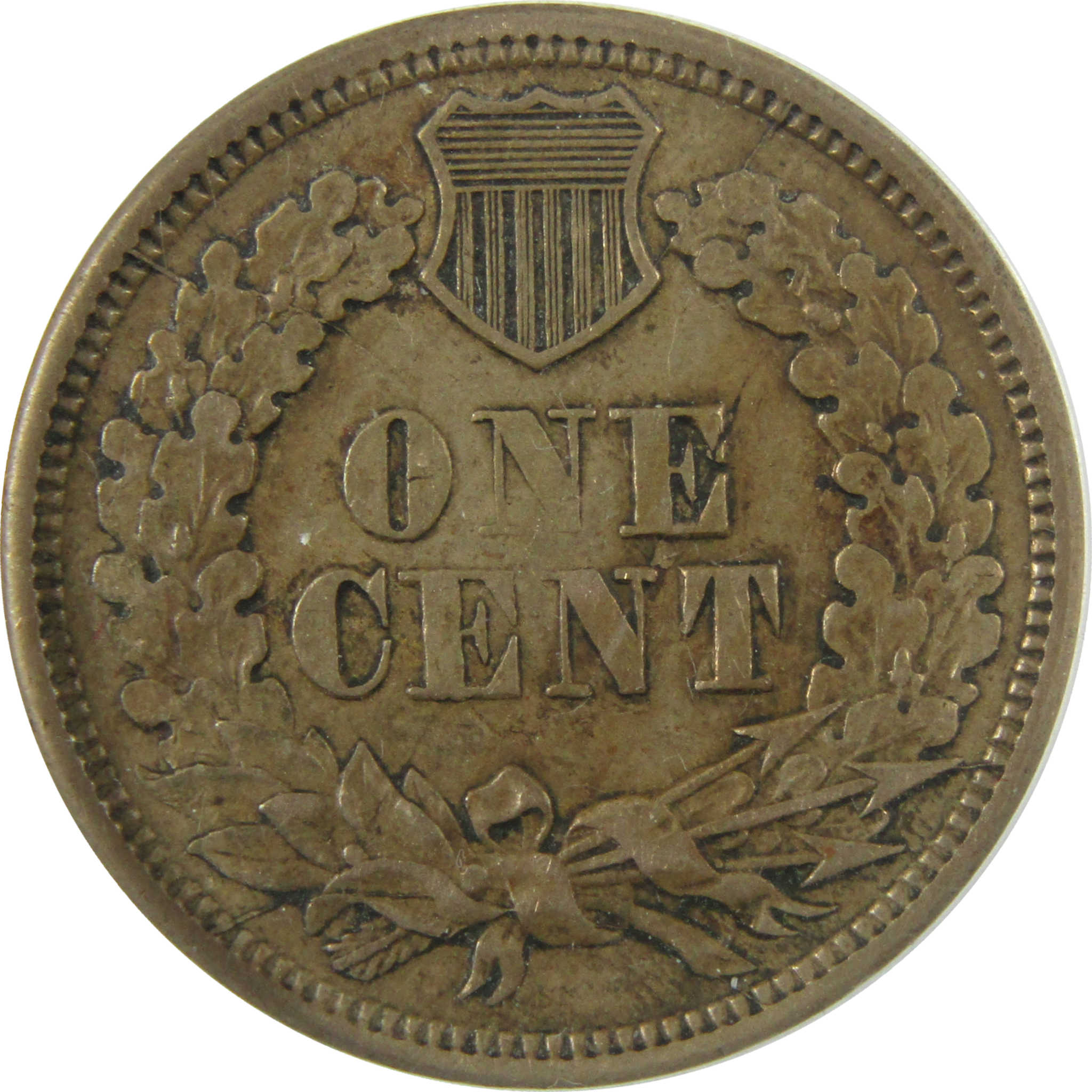 1863 Indian Head Cent AU 50 Details ANACS Penny 1c Coin SKU:I28060