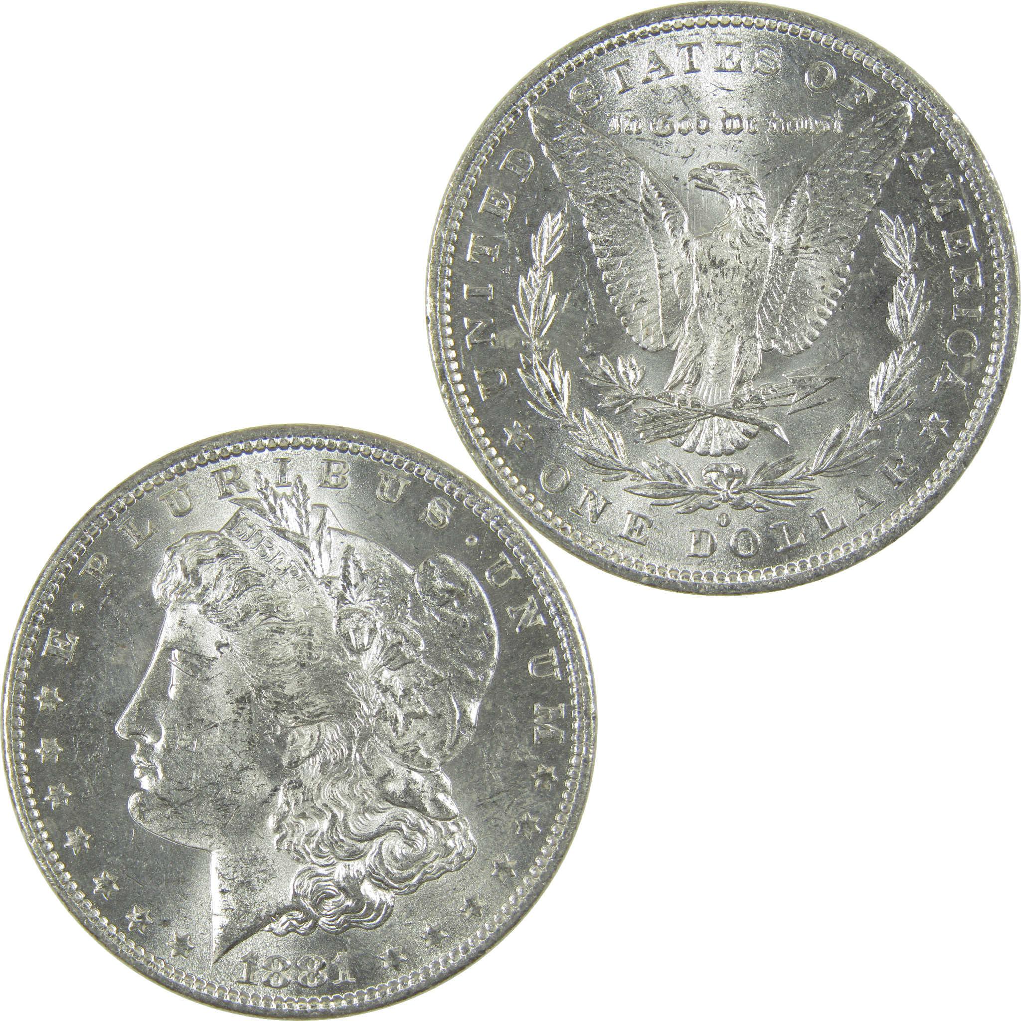 1881 O Morgan Dollar CH AU Choice About Uncirculated Silver $1 Coin - Morgan coin - Morgan silver dollar - Morgan silver dollar for sale - Profile Coins & Collectibles