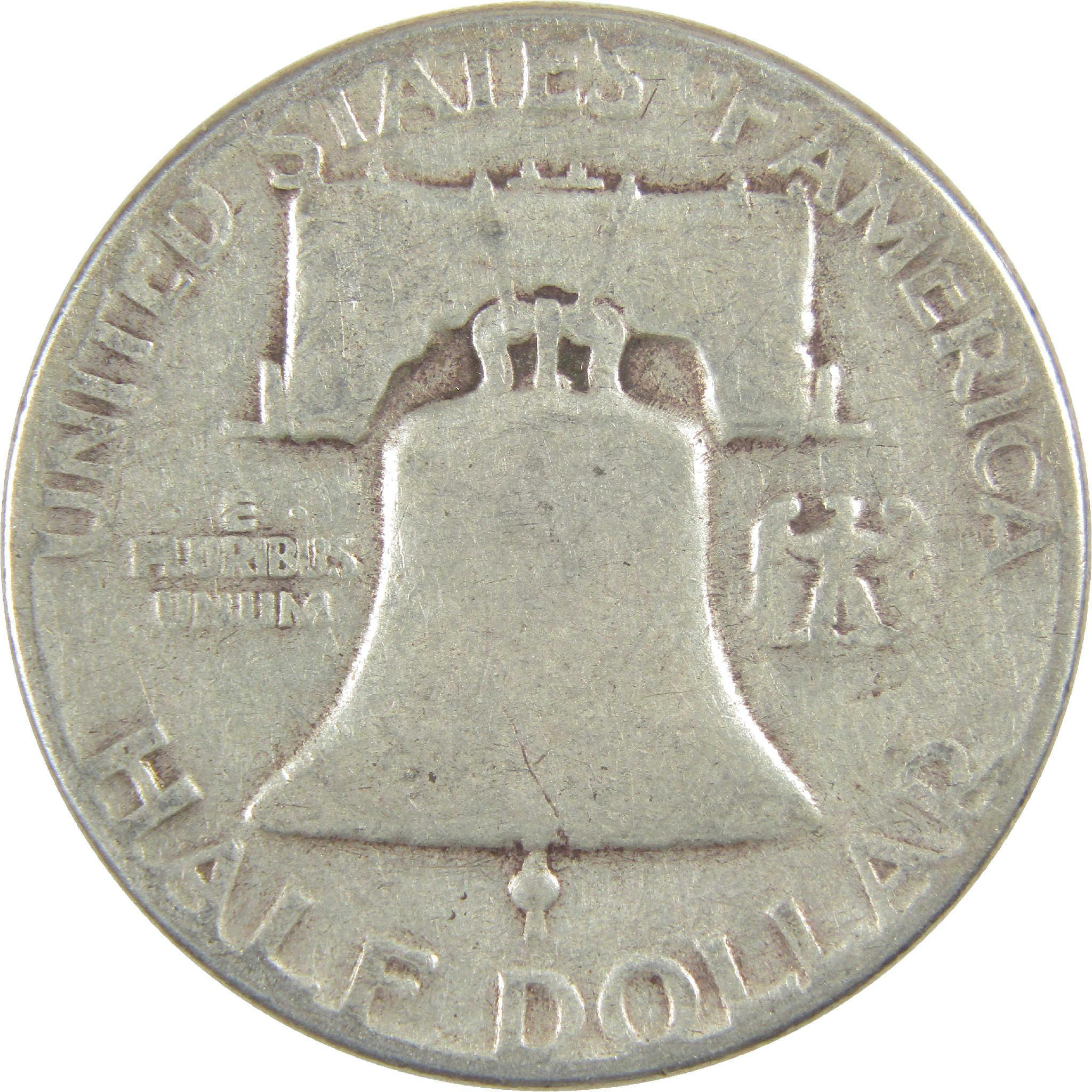 1952 Franklin Half Dollar G Good Silver 50c Coin